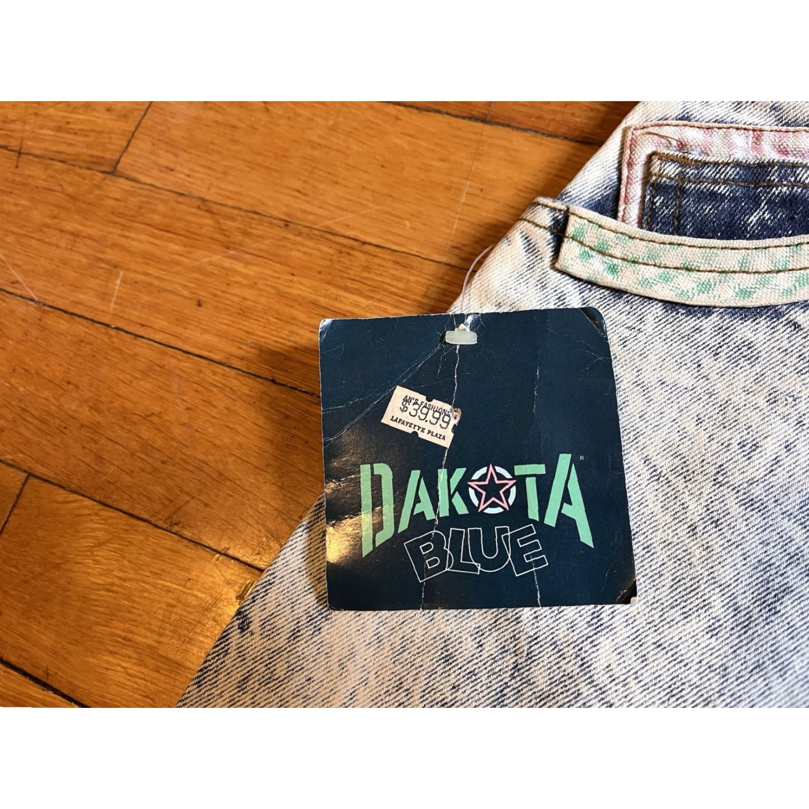 Vintage VINTAGE Dakota Blue Jeans High Waist Juniors 9 Blue Acid Wash 80s Retro 90s Grunge Hipster USA Womens Size 30" / US 8 / IT 44 - 6 Thumbnail