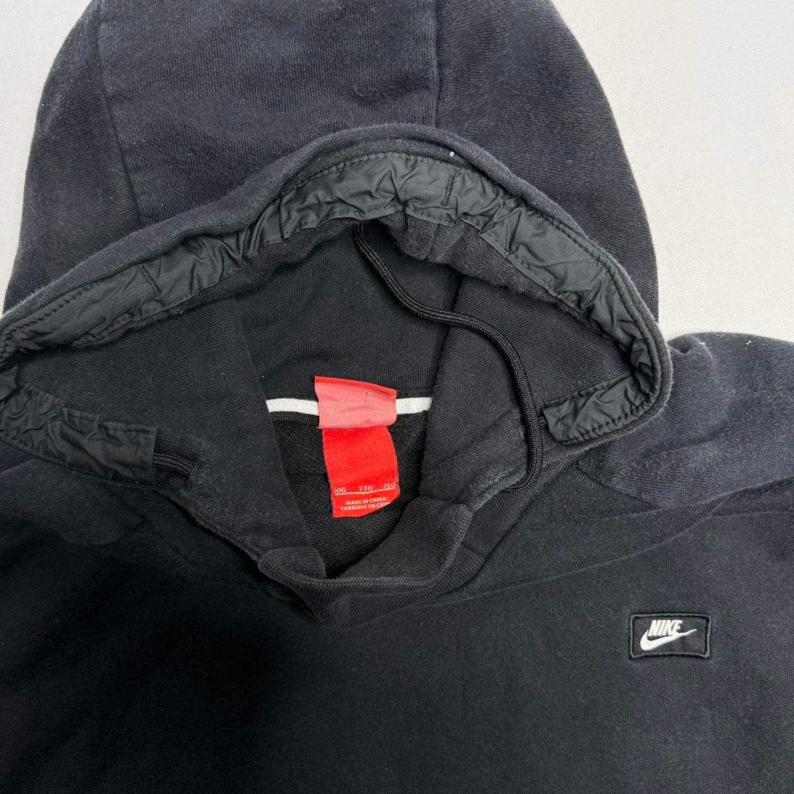 Nike Vintage Nike Black Hoodie Embroidered Logo Size XXL Size XXL / US 16-18 / IT 52-54 - 4 Thumbnail