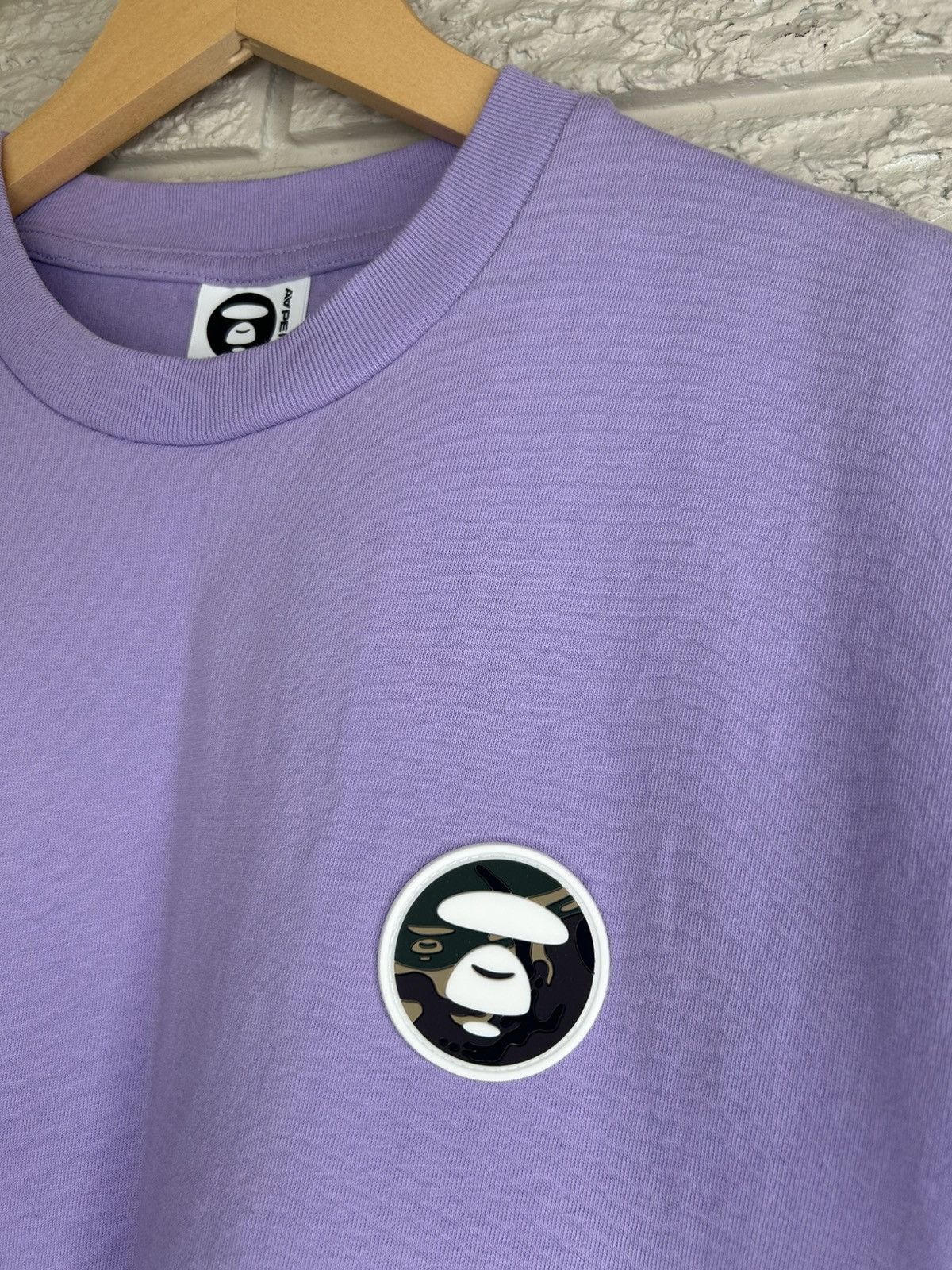 Aape Aape Badge Lavender T Shirt Size US S / EU 44-46 / 1 - 6 Thumbnail