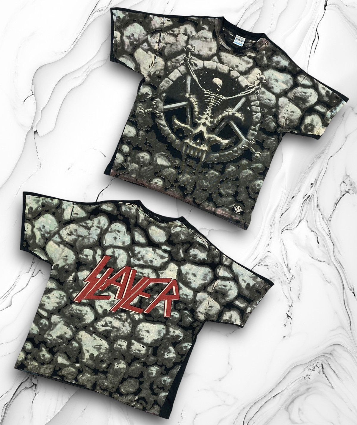 Slayer × Vintage Slayer Divine Intervention 1995 Very Rare Vintage Tee Size US XL / EU 56 / 4 - 1 Thumbnail