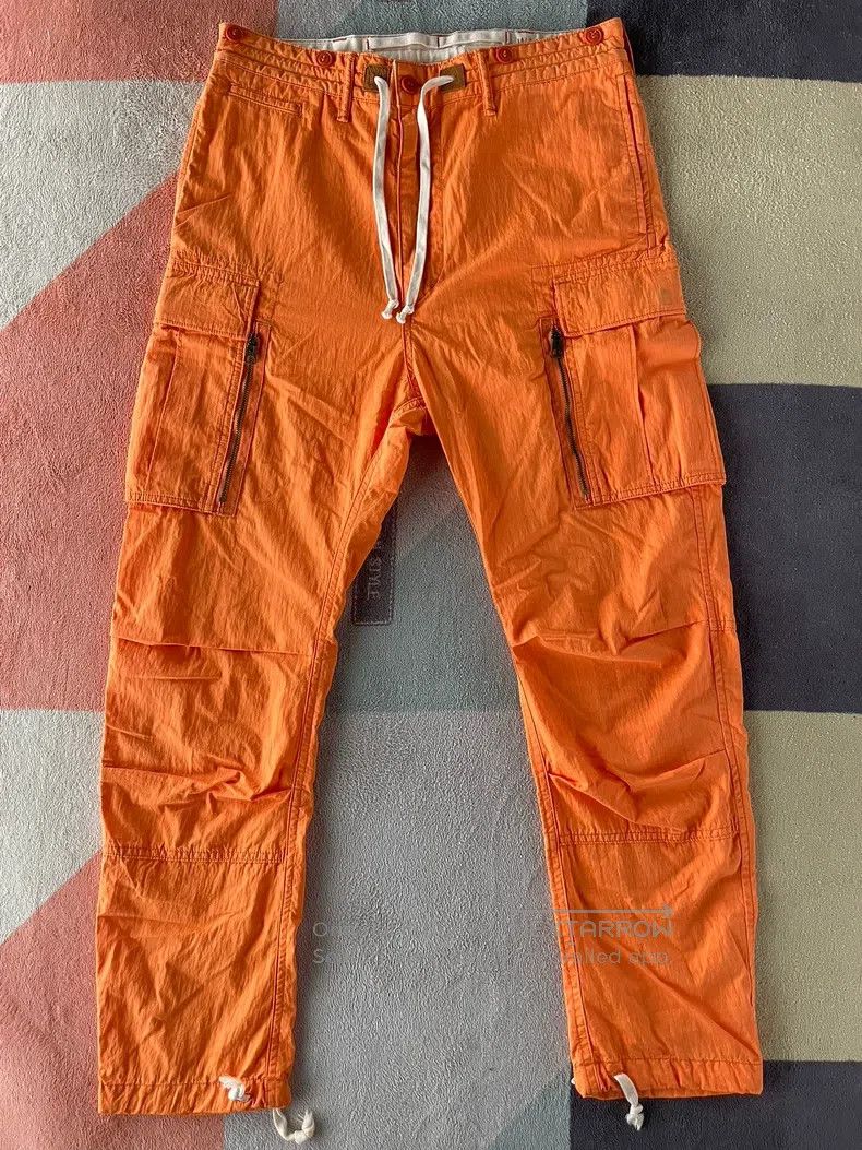 RRL Ralph Lauren RRL Ralph Lauren Orange multi-pocket military pants Size US 30 / EU 46 - 1 Thumbnail