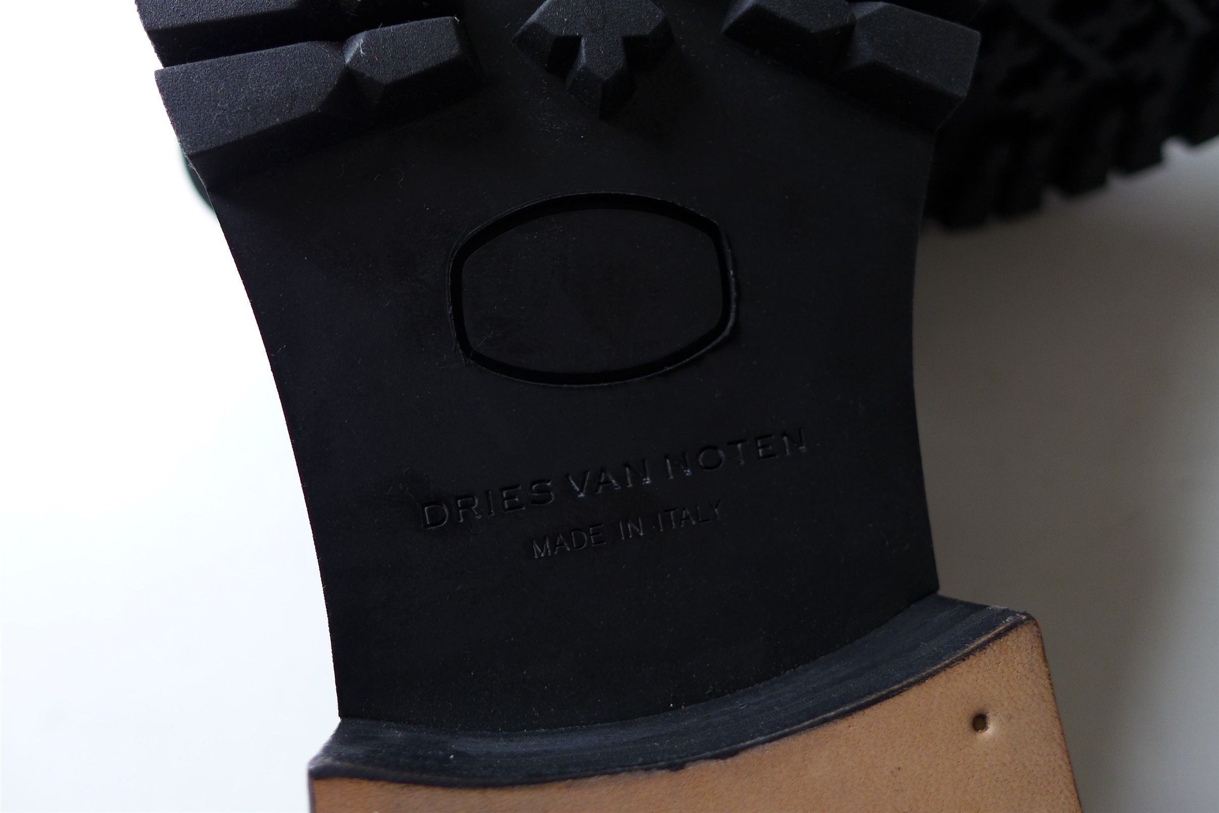 Dries Van Noten Dries Van Noten Derby Shoes - Black Leather Size US 13 / EU 46 - 14 Thumbnail