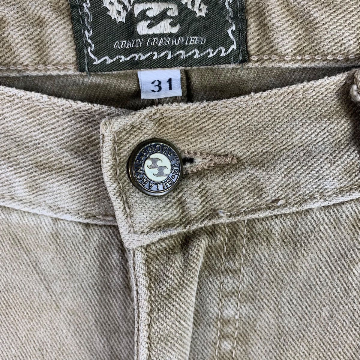 Billabong × Vintage Vintage BILLABONG khaki colour jeans Size US 31 - 5 Thumbnail