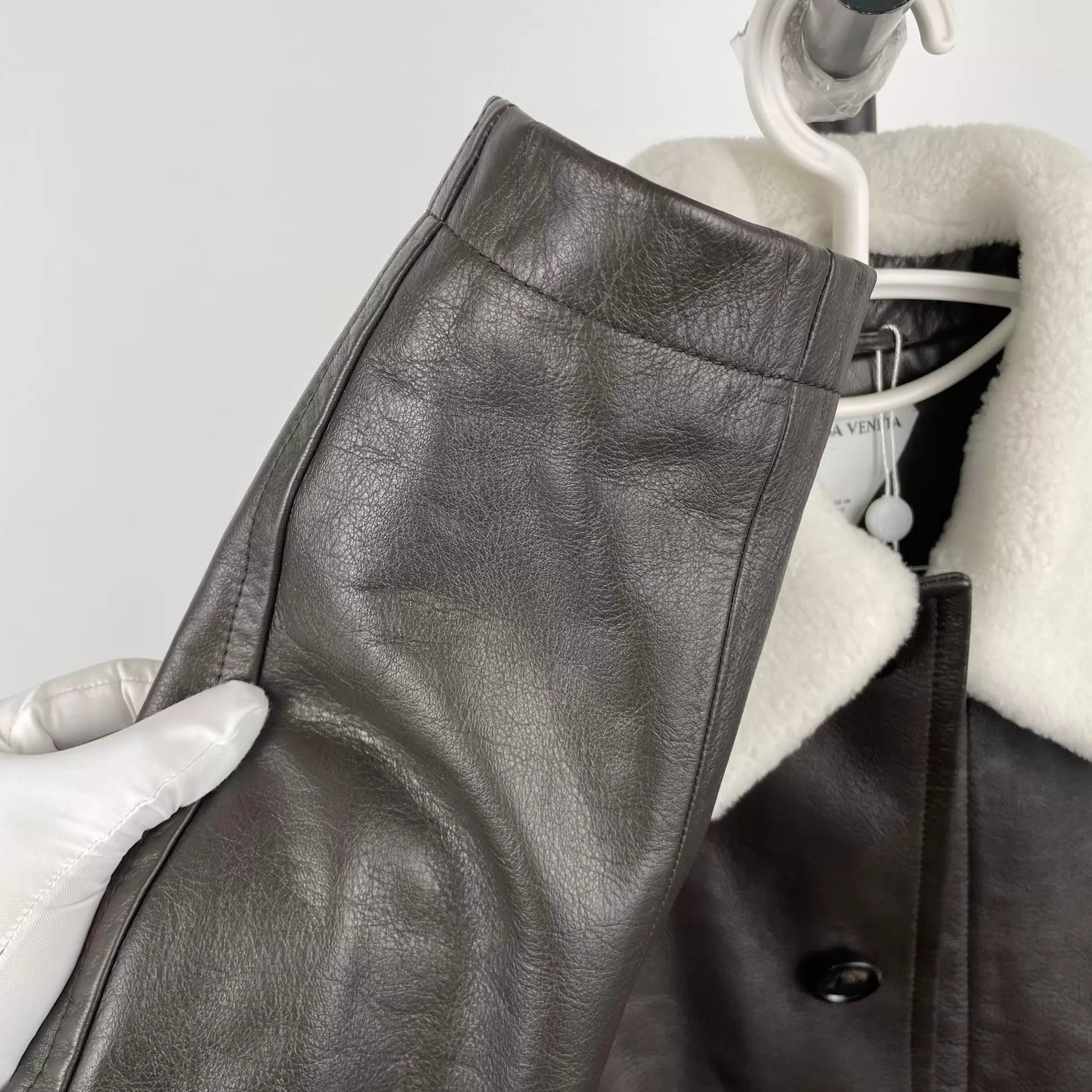 Bottega Veneta BV Brown Cowhide Jacket Size 36 Size XS / US 0-2 / IT 36-38 - 9 Thumbnail