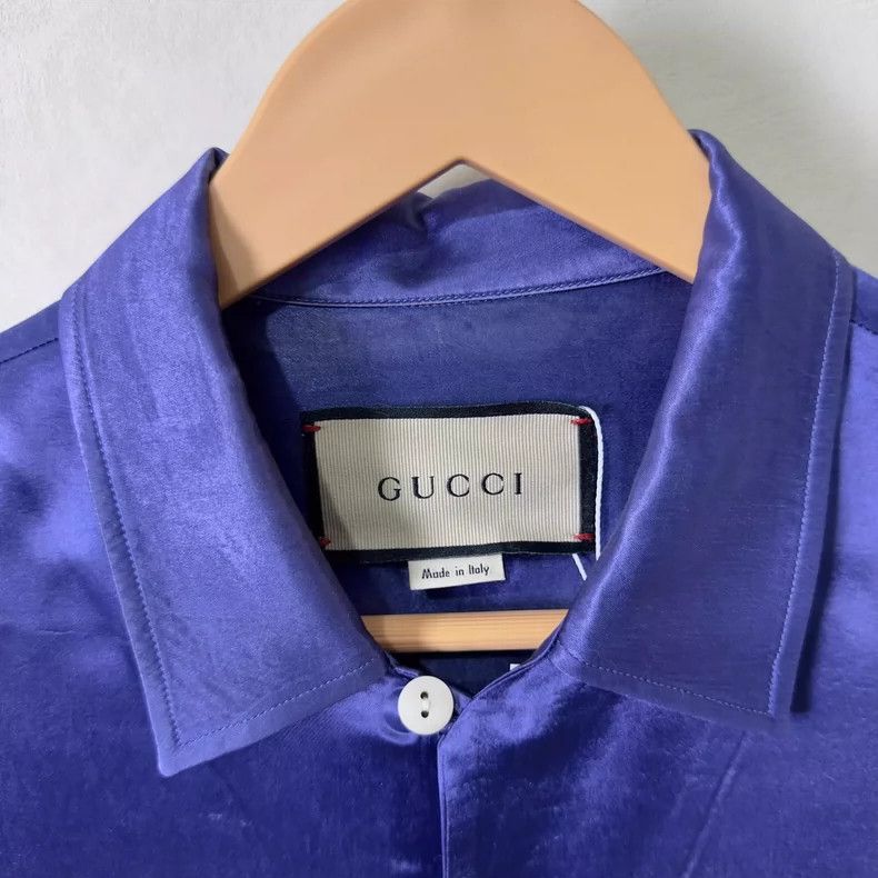 Gucci Gucci Double G silk shirt Size US S / EU 44-46 / 1 - 3 Thumbnail