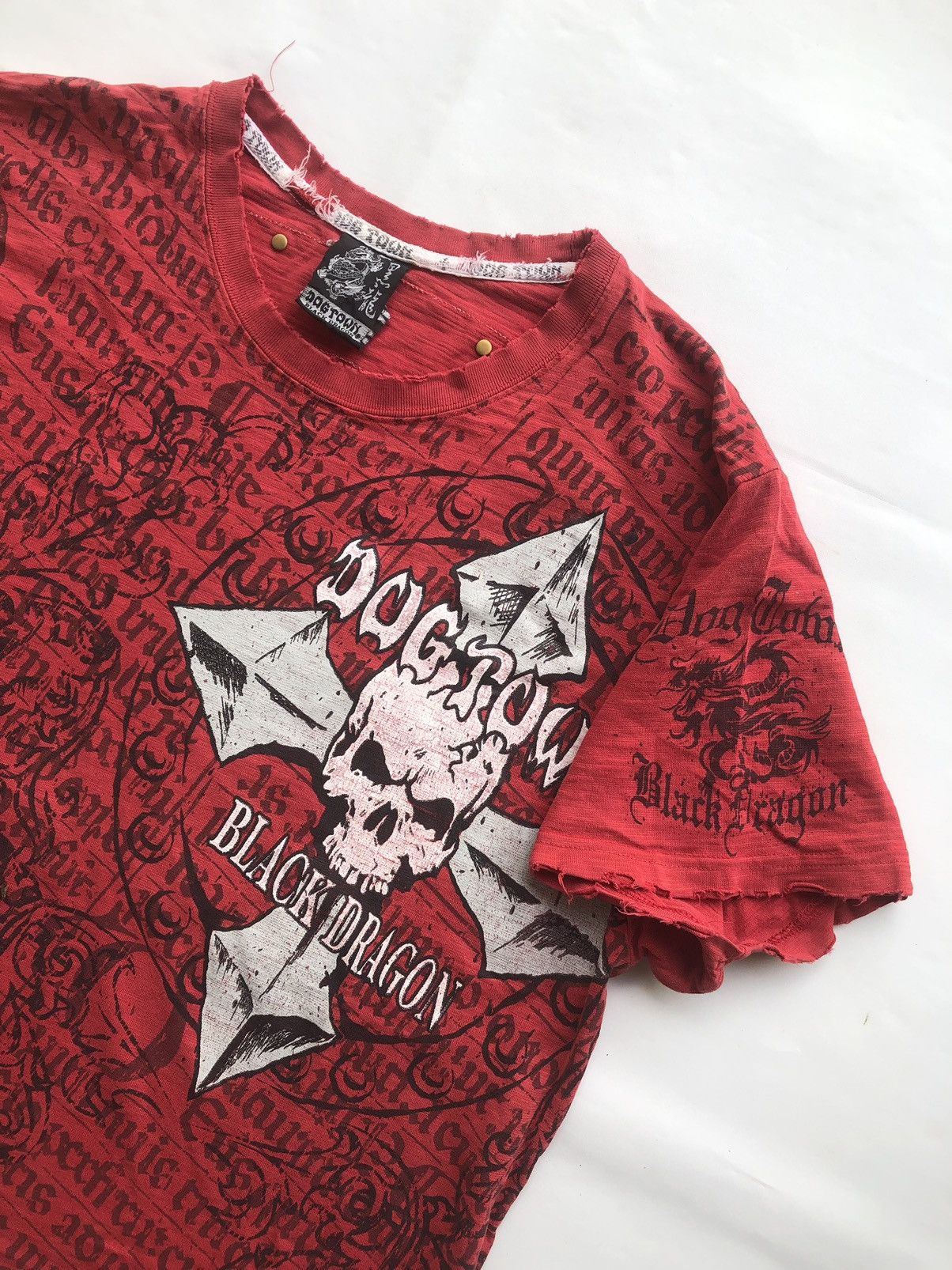 Hysteric Glamour Japanese Poem Distressed Tribal Dogtown Skate Punk Style Size US L / EU 52-54 / 3 - 4 Thumbnail