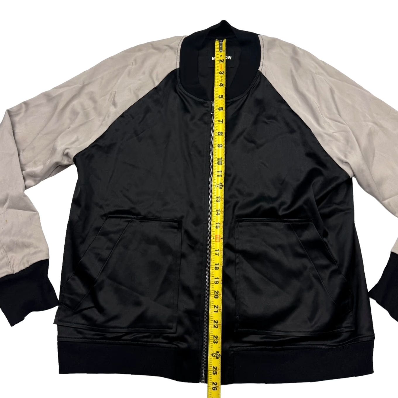 MONROW Monrow Women’s Full Zip L/S Jacket Sweatshirt Black Small Size S / US 4 / IT 40 - 5 Thumbnail