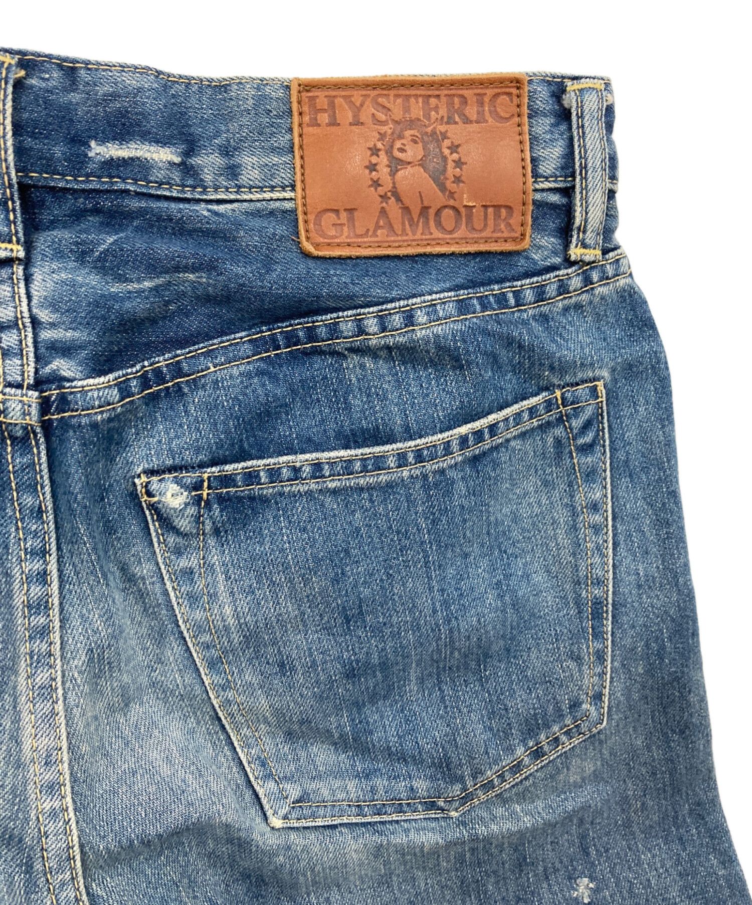 Hysteric Glamour Hysteric Glamour Printed/ Studded Denim Pants Indigo 29 Size US 31 - 7 Thumbnail