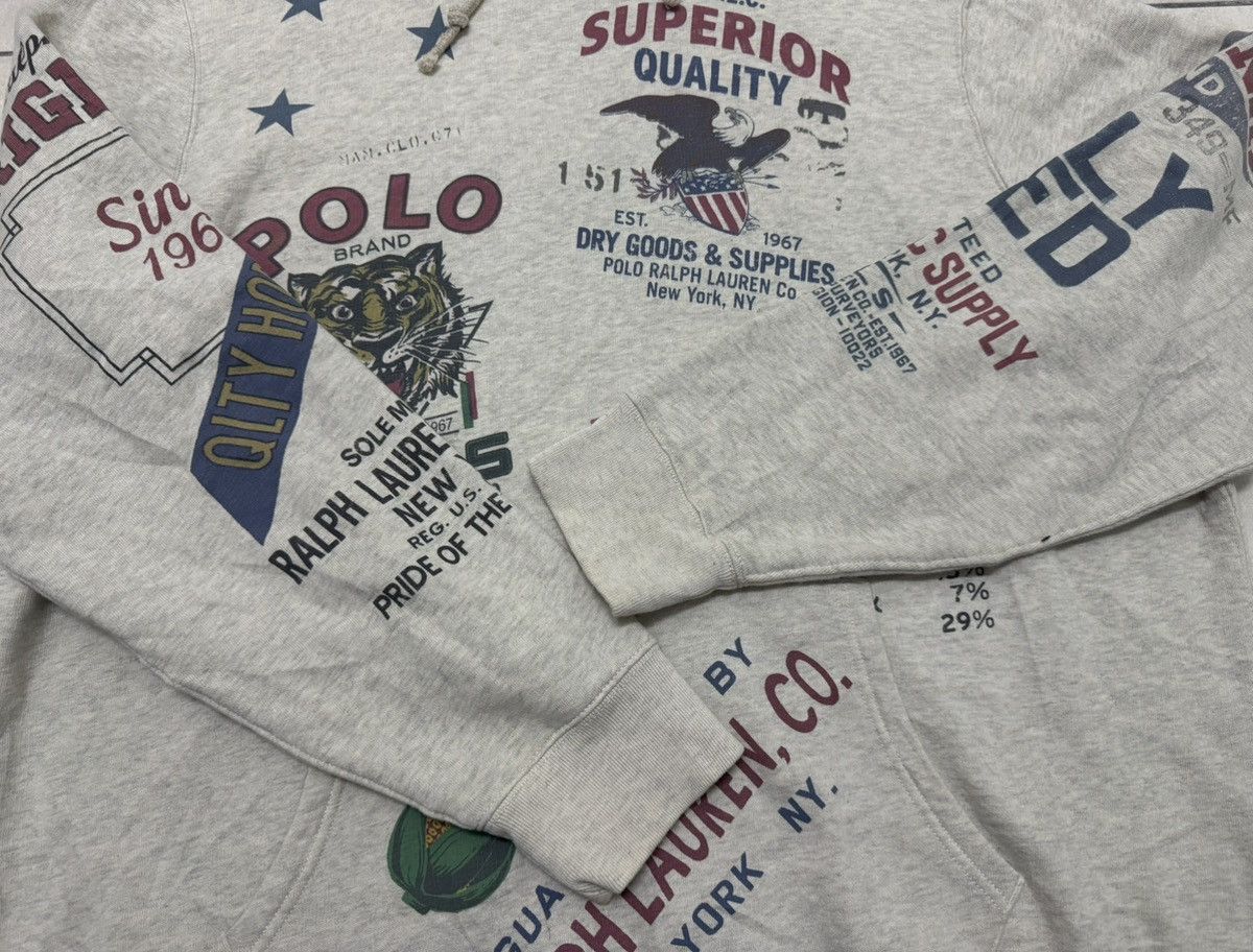 Polo Ralph Lauren Very Rare Design Vtg POLO RALPH LAUREN Hoodies Size US XXL / EU 58 / 5 - 6 Thumbnail