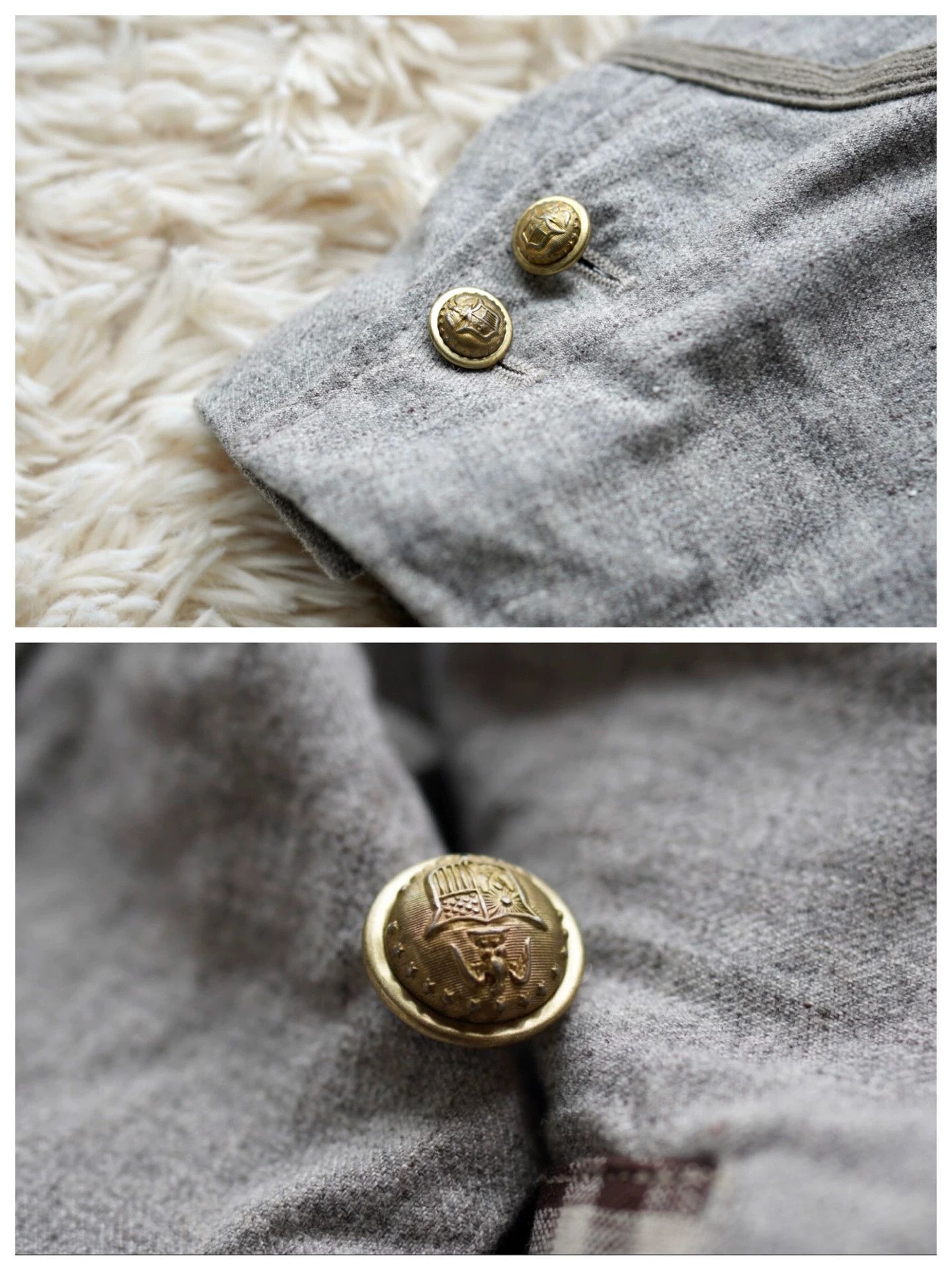Visvim visvim potomac jkt 13aw light gray wool blazer sz1 Size US S / EU 44-46 / 1 - 7 Thumbnail