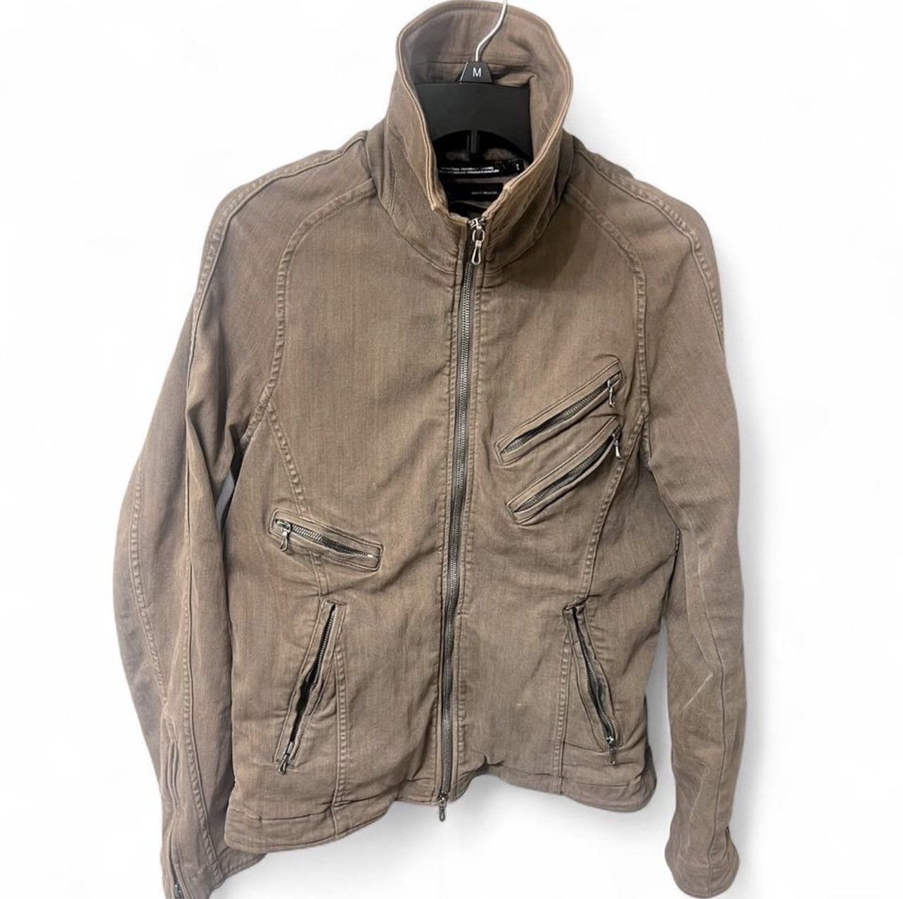 Julius Julius 5 Zip Jutneck Denim Jacket Size US M / EU 48-50 / 2 - 1 Thumbnail