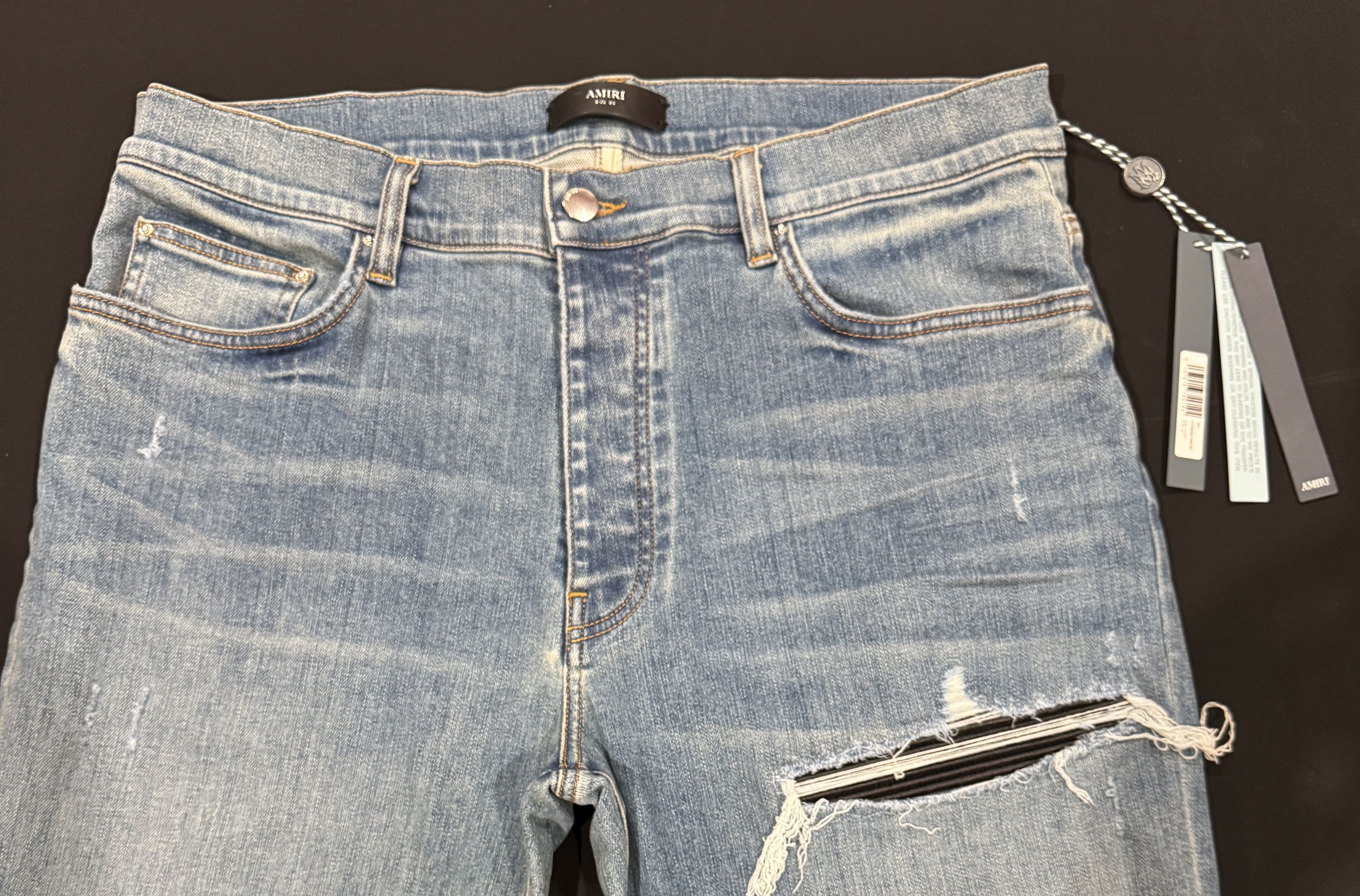 Amiri AMIRI MX1 DARK INDIGO SIZE 36 Size US 36 / EU 52 - 3 Thumbnail