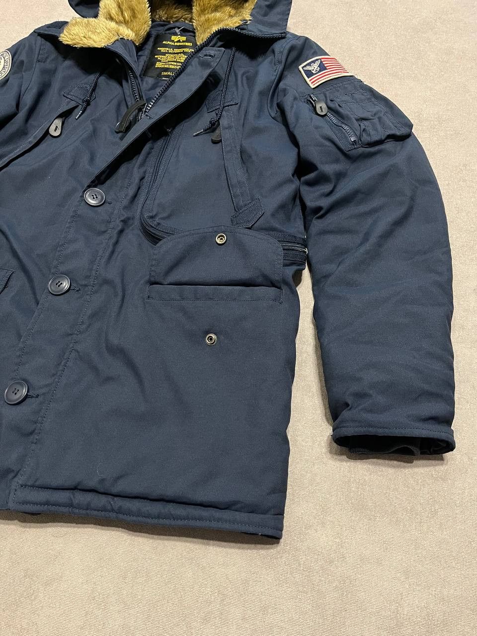 Alpha Industries Alpha Industries N3-B Men`s Blue Parka Jacket Size S Size US S / EU 44-46 / 1 - 6 Thumbnail