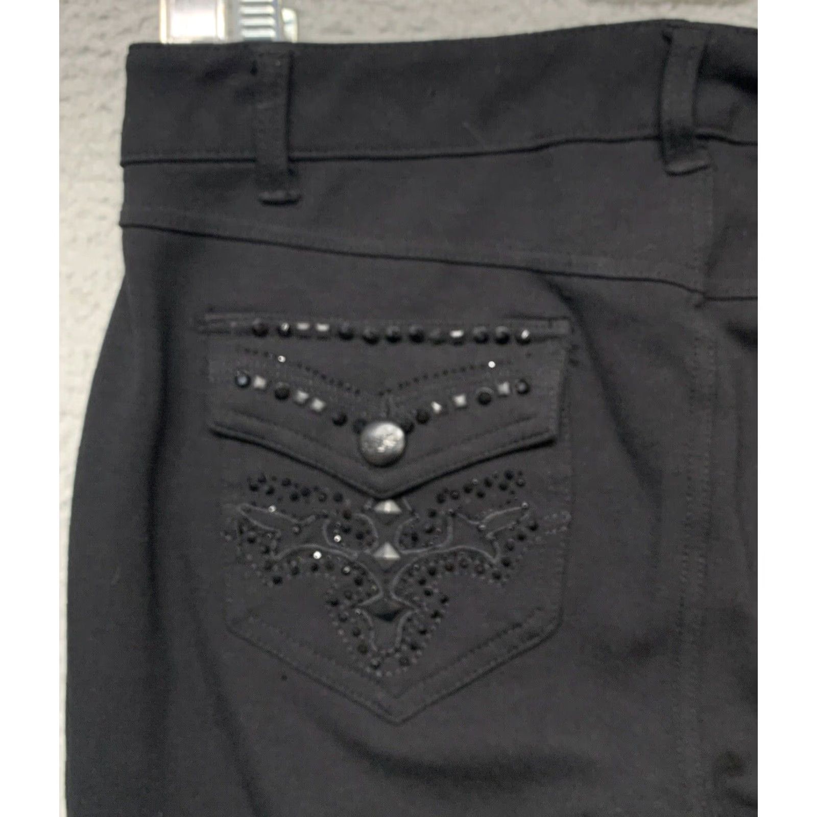 Vintage One 5 One Mid-Rise Black Dress Pants/Leggings Women's Size 8 Skinny 2 Pockets Size 30" / US 8 / IT 44 - 7 Thumbnail