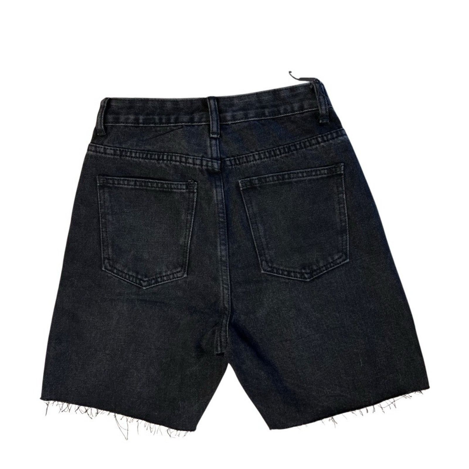 Other Pretty Little Thing HR Shorts sz 0 Washed Black Cut Offs Size 25" / US 0 / IT 36 - 6 Thumbnail