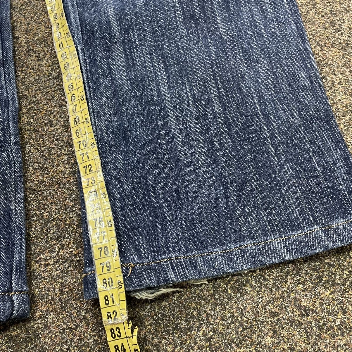 Vintage Y2K Baggy Wide Leg Distressed Jeans Skate Streetwear Graphic Size 32" / US 10 / IT 46 - 8 Thumbnail