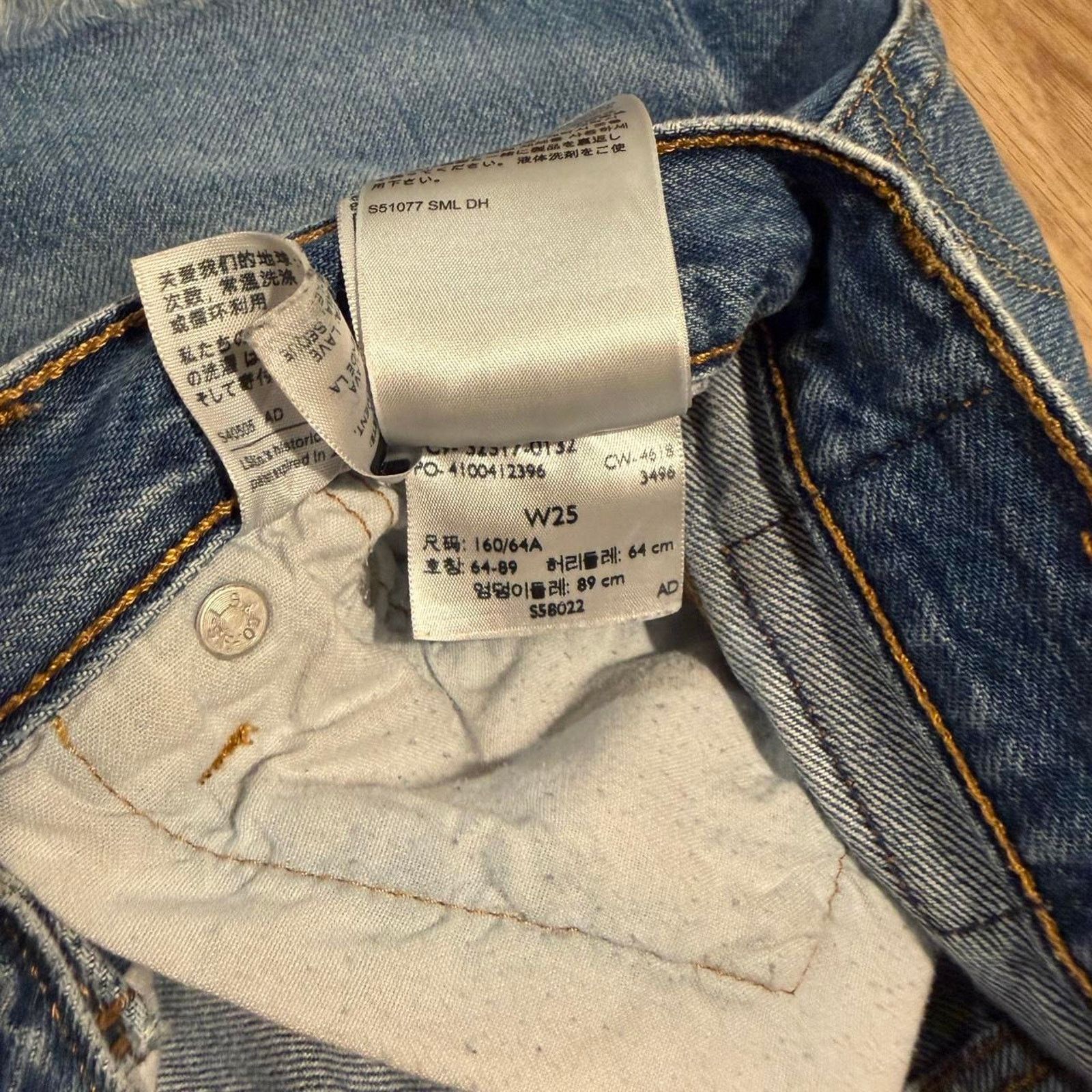 Levi's Levis 501 denim shorts Size 25" / US 0 / IT 36 - 5 Thumbnail