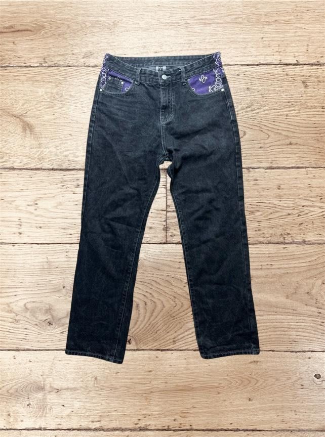 Other Y2k Printed baggy denim pants man trend Size US 36 / EU 52 - 2 Thumbnail