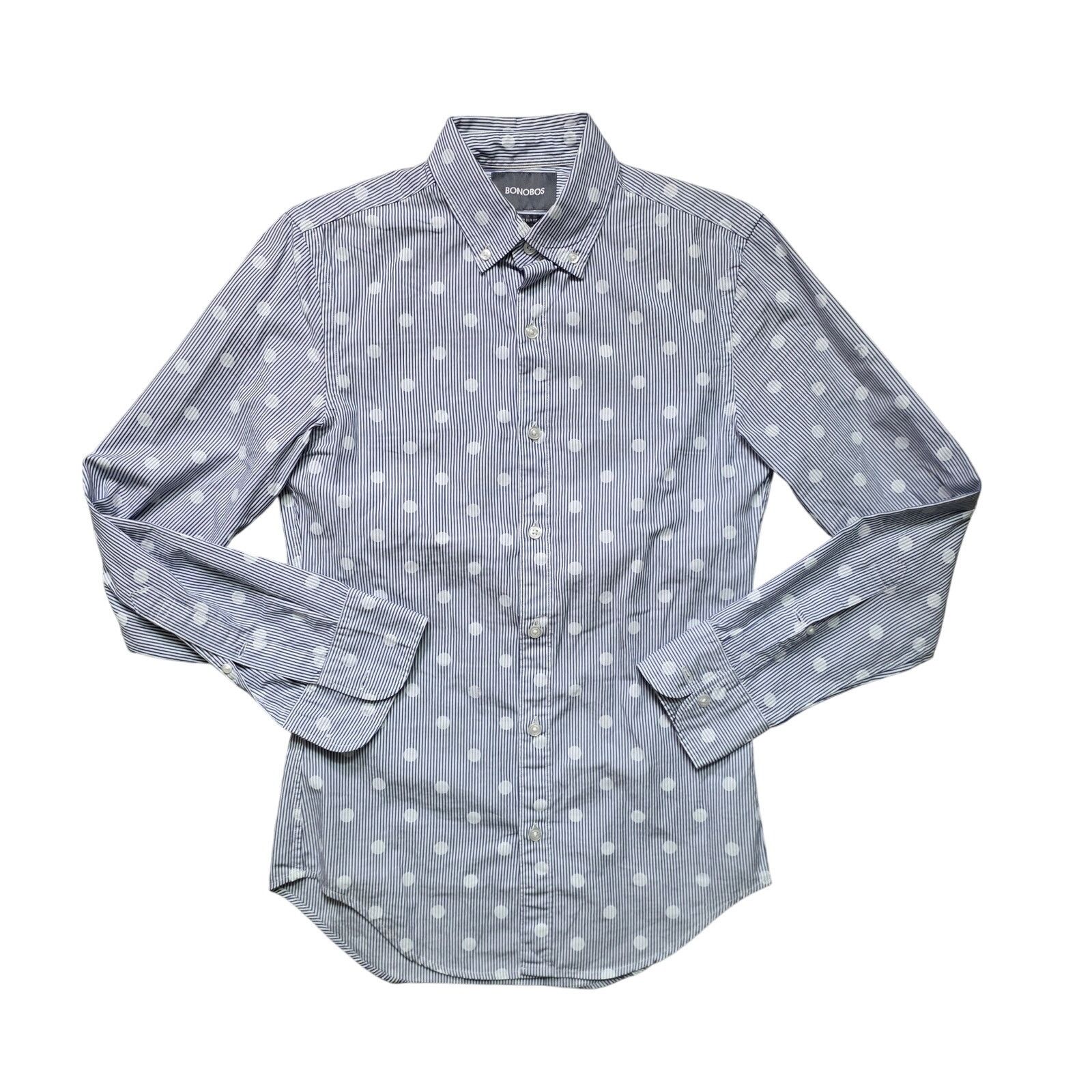 Bonobos Bonobos Slim Fit Button Down Shirt Men XS Blue Casual Size US XS / EU 42 / 0 - 1 Thumbnail