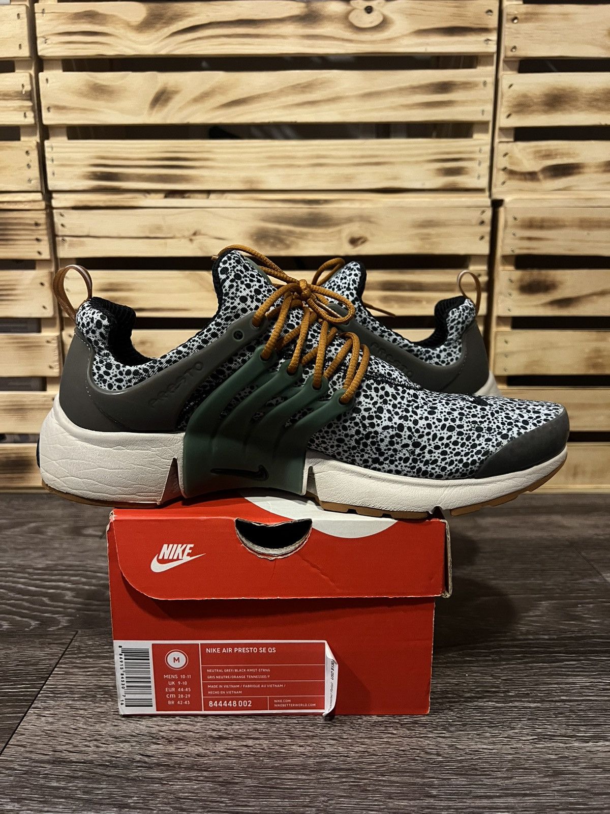 Nike Nike Air Presto RARE SE QS “Safari” Size M (Fits 10-11) Size US 10.5 / EU 43-44 - 6 Thumbnail