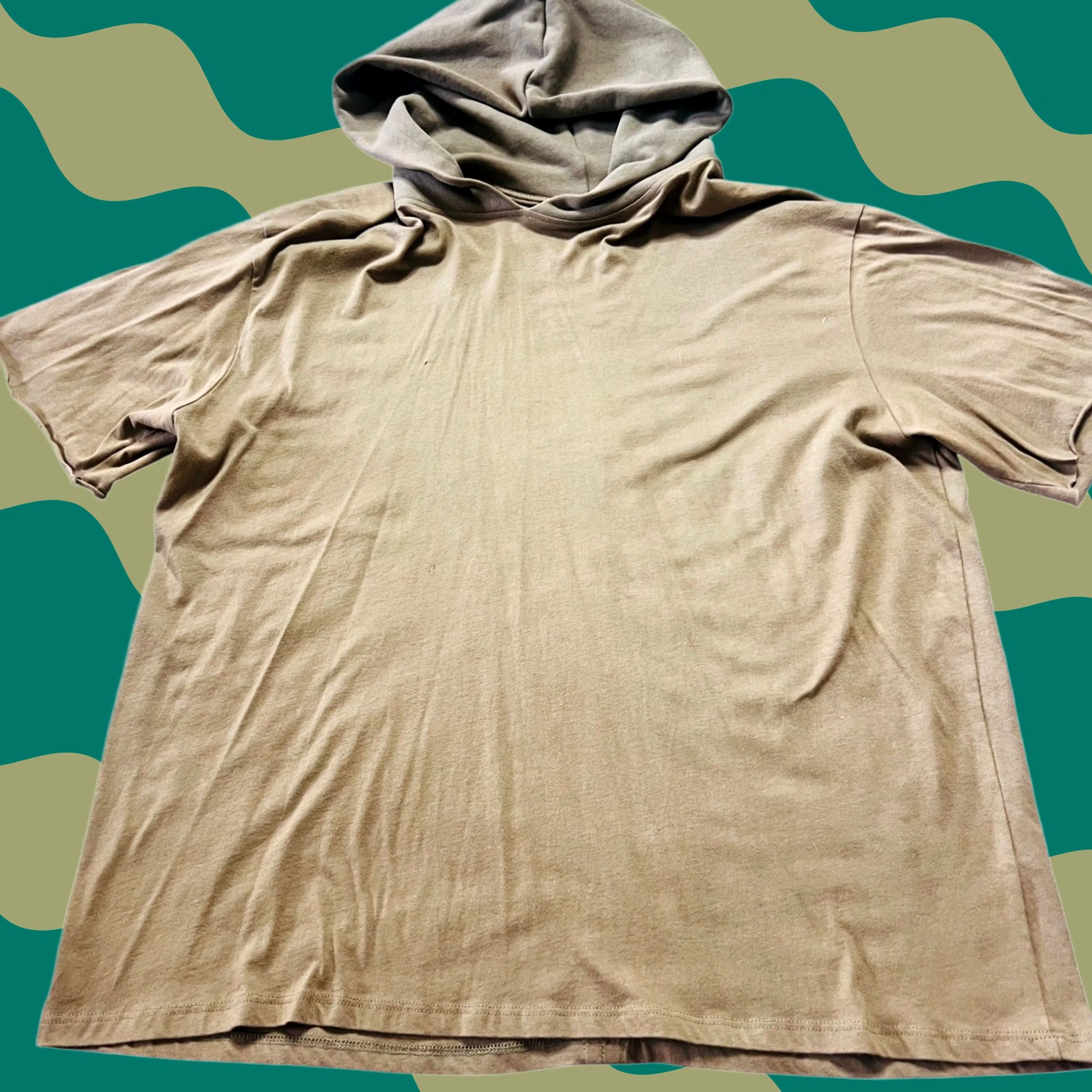 Vintage VINTAGE Mr. Completely Los Angeles Hoodie Green Flow Oversized T Shirt M Men Green 2000s Mens Size US M / EU 48-50 / 2 - 1 Thumbnail