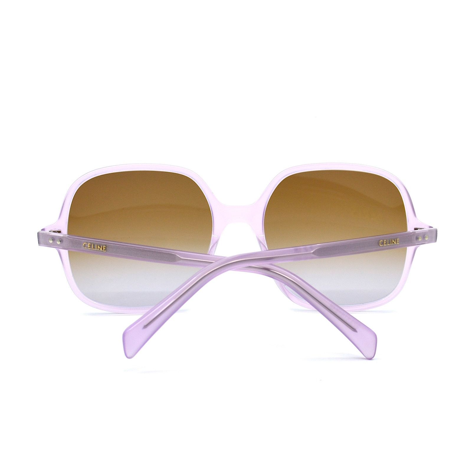 Celine NEW CELINE CL40244U 78F OPAL LILAC BROWN GRADIENT SUNGLASSES Size ONE SIZE - 8 Thumbnail
