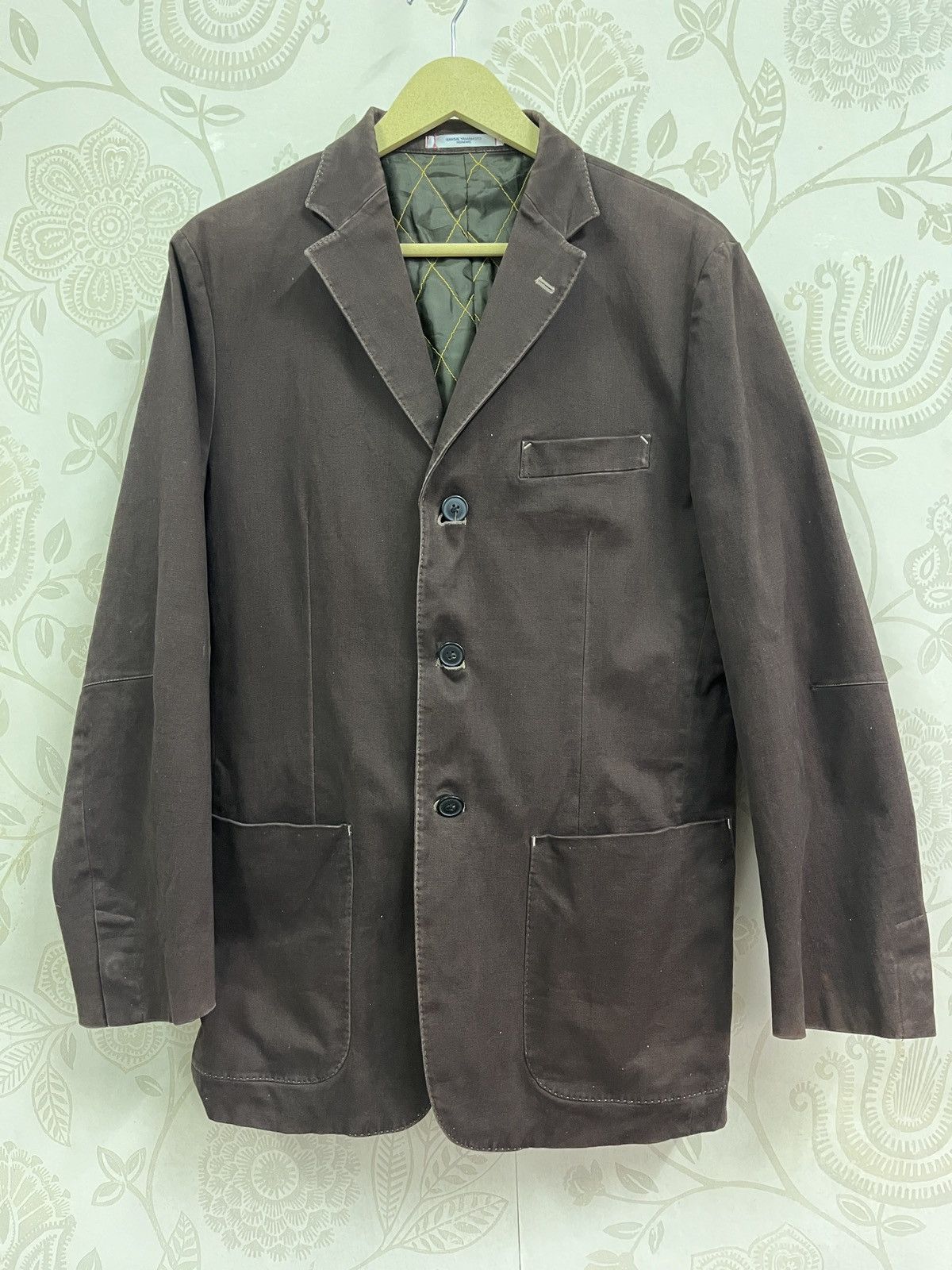 Kansai Yamamoto Kansai Yamamoto Homme Three Buttons Coat Jacket Size US M / EU 48-50 / 2 - 1 Thumbnail