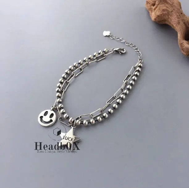 Jewelry Smiling Face Bracelet Size ONE SIZE - 3 Thumbnail