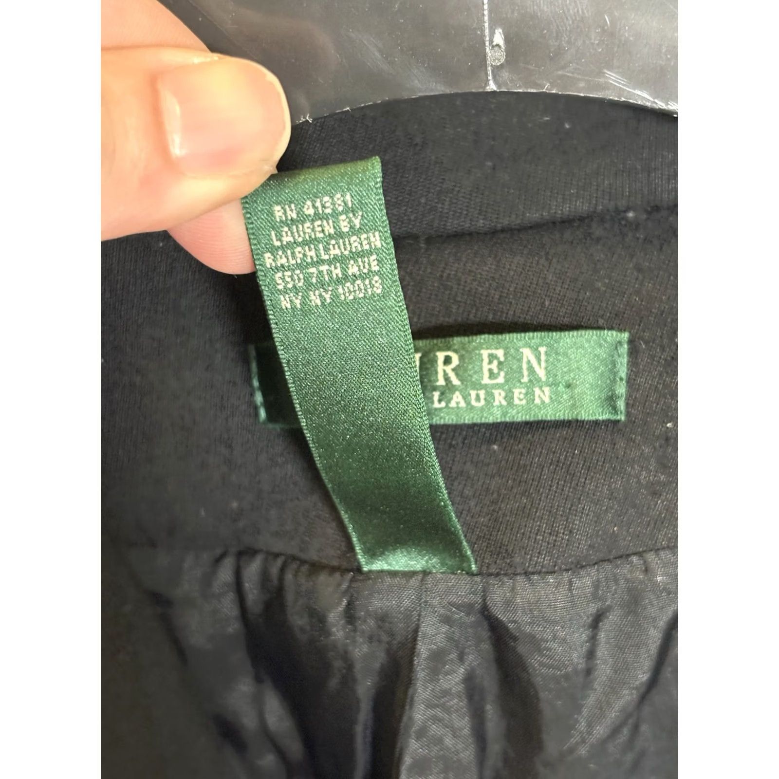 Ralph Lauren VINTAGE Lauren Ralph Lauren Blazer Women Size 14 Black Wool Blend Classic Blazer Coat Size XL / US 12-14 / IT 48-50 - 4 Thumbnail