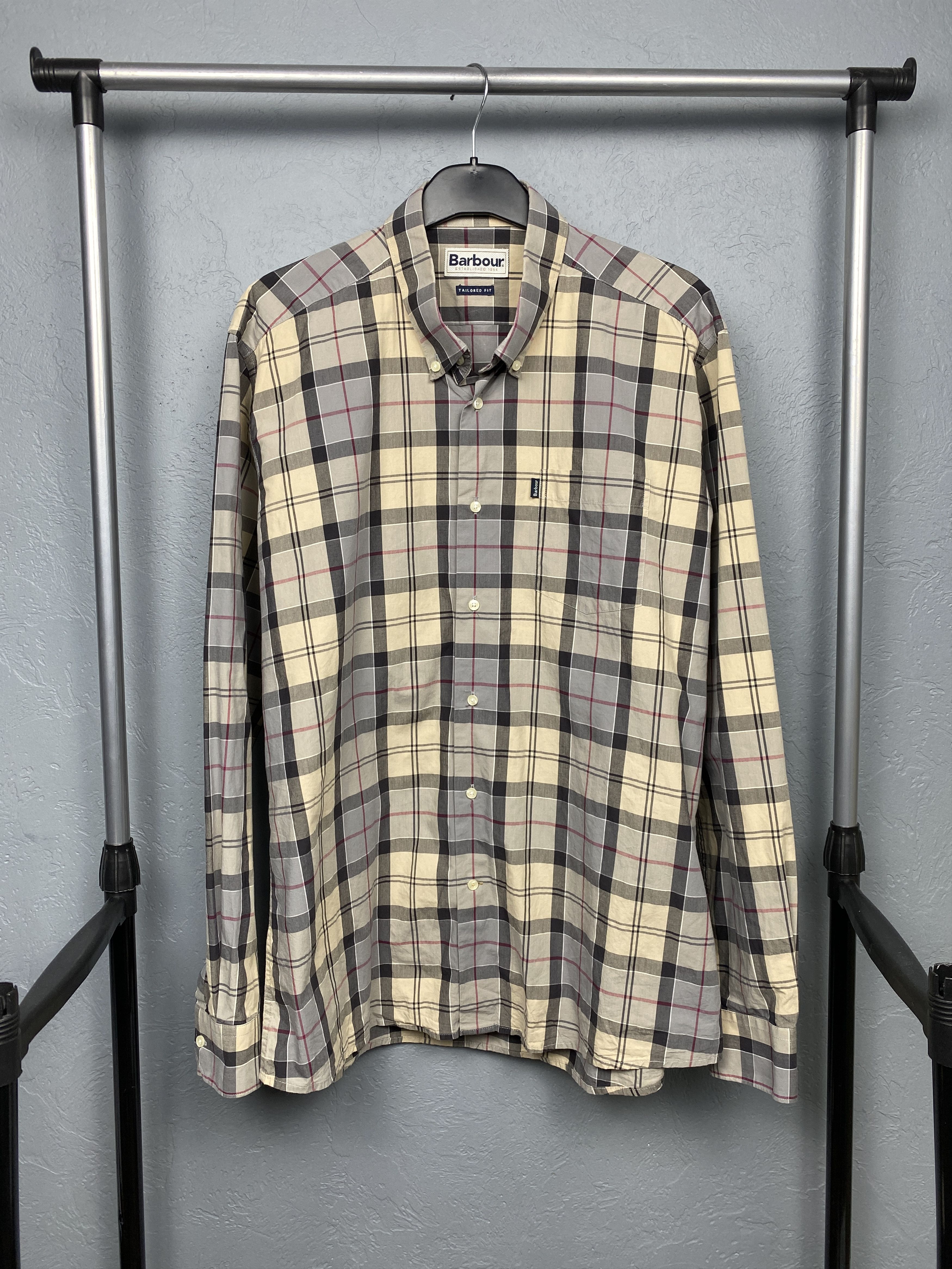 Barbour Barbour Vintage Mens Tartan Plaid Long Sleeve Shirt Size US XL / EU 56 / 4 - 1 Thumbnail