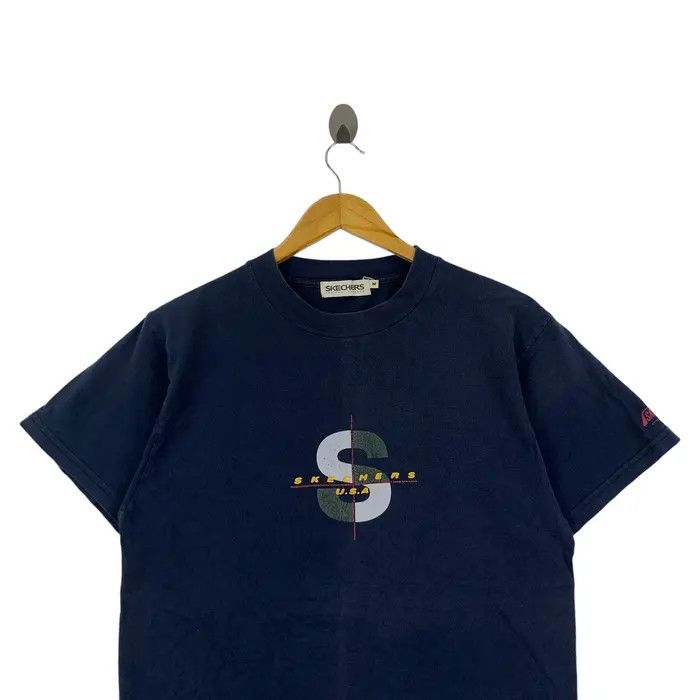SKECHERS Vintage 90’ SKECHERS USA Center Stock Logo Tee Shirt Size US M / EU 48-50 / 2 - 5 Thumbnail