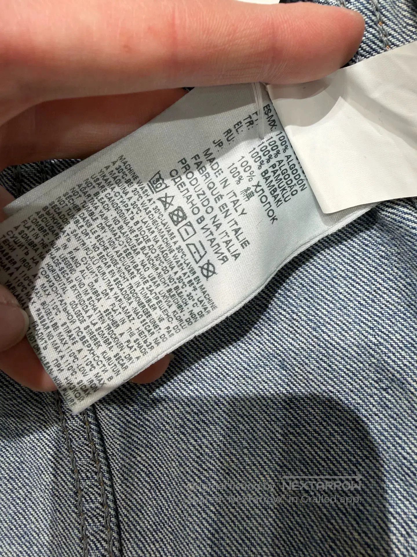 Japanese Brand Diesel Denim Jacket with Rivet Design. Size US XS / EU 42 / 0 - 7 Thumbnail