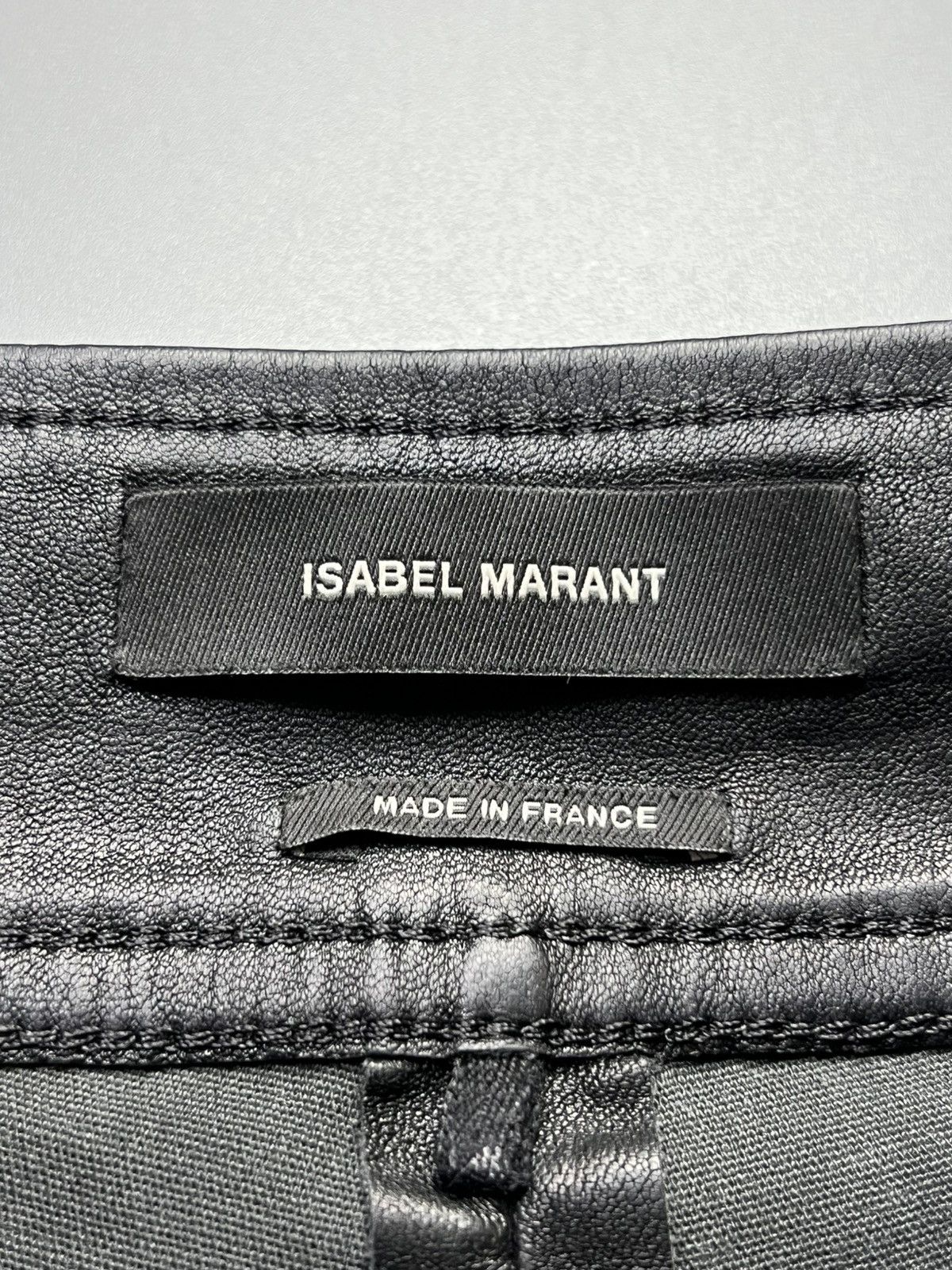 Designer × Isabel Marant Isabel Marant - Slit Ankle Leather - Pants Size 25" / US 0 / IT 36 - 8 Thumbnail