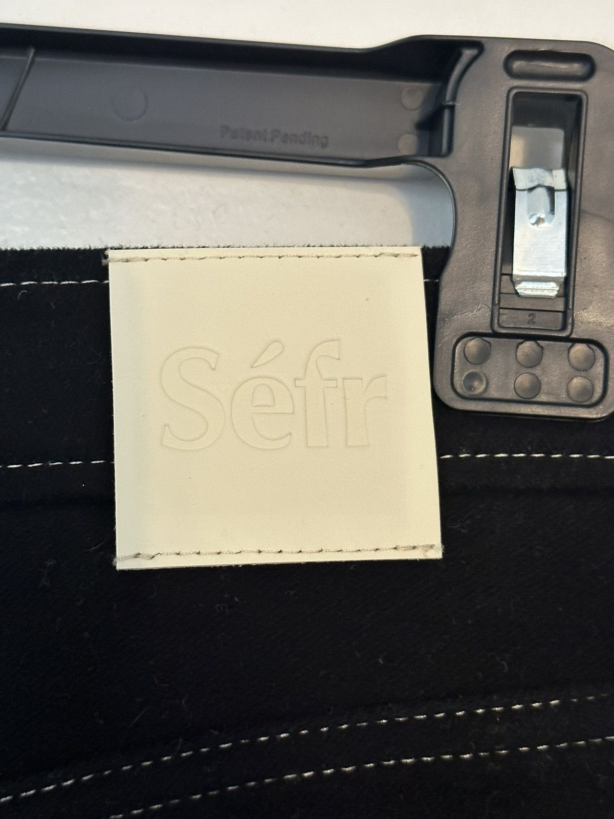 Sefr Black Bonanza Moleskine Trousers Size US 32 / EU 48 - 3 Thumbnail