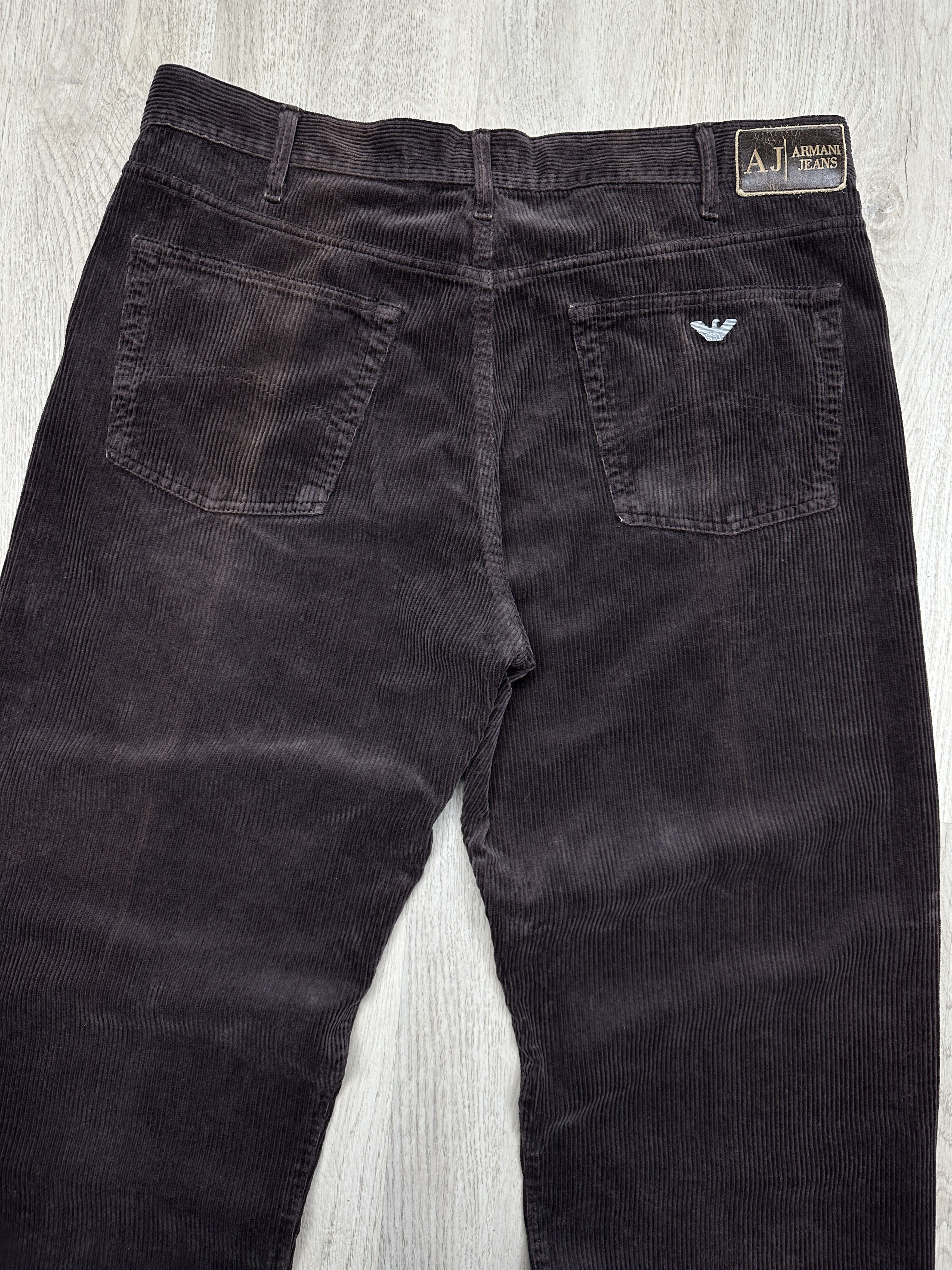 Armani Armani Jeans Vintage Mens Corduroy Denim Pants Jeans Size US 38 / EU 54 - 2 Thumbnail