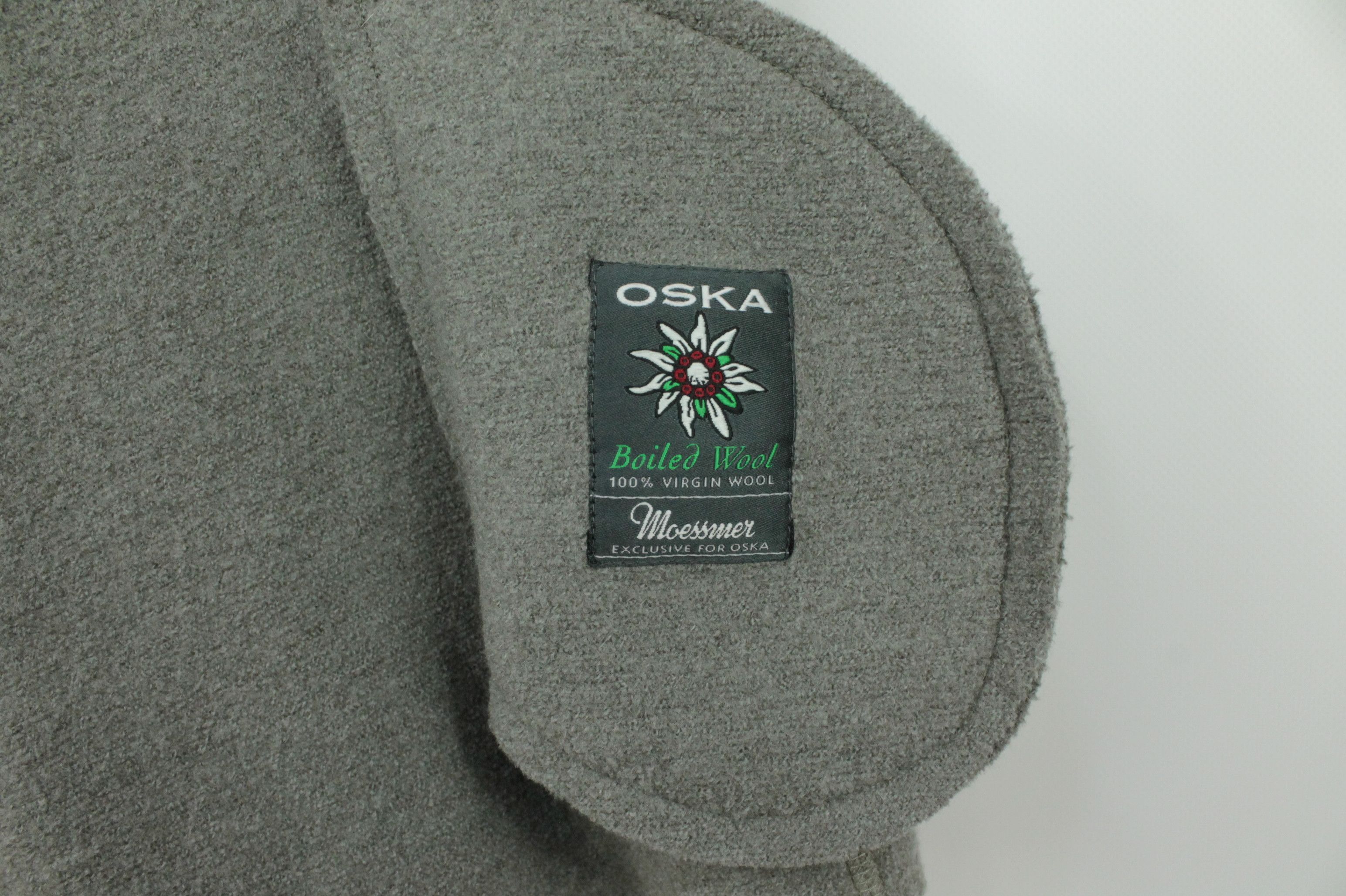 OSKA OSKA Gray Boiled Wool Jacket Regular 2 Women's Size M / US 6-8 / IT 42-44 - 8 Thumbnail