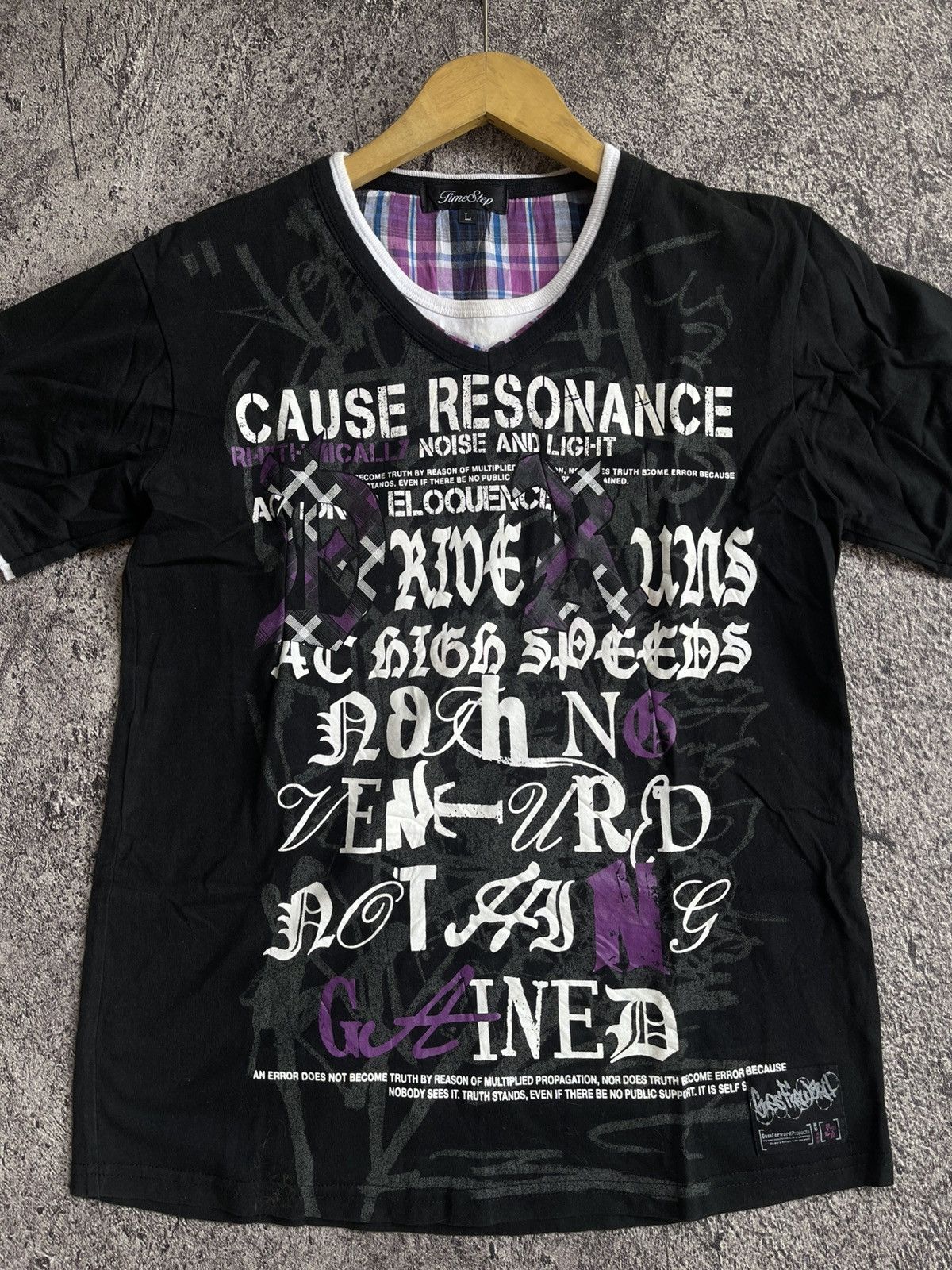 If Six Was Nine × Japanese Brand Y2k Time step double layer tshirt Size US L / EU 52-54 / 3 - 2 Thumbnail