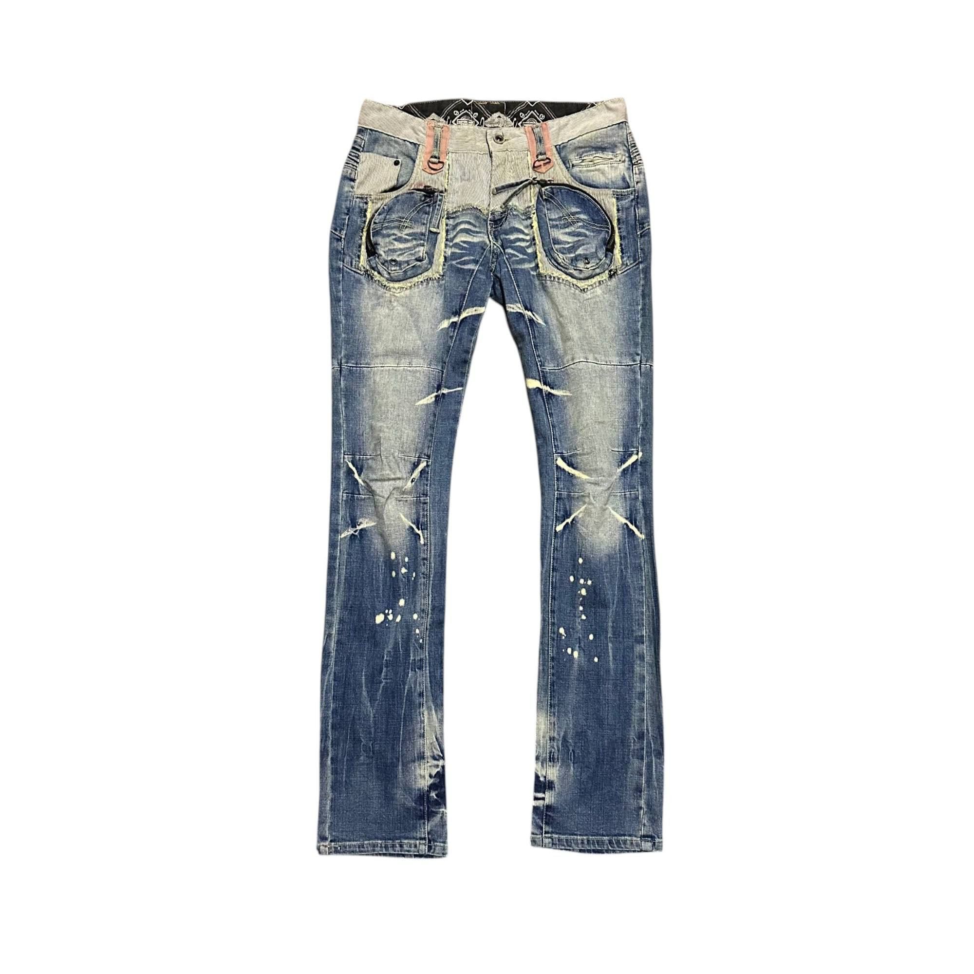 PPFM 2000s PPFM Eastern Rock Punk Denim Jeans Size US 32 / EU 48 - 1 Thumbnail