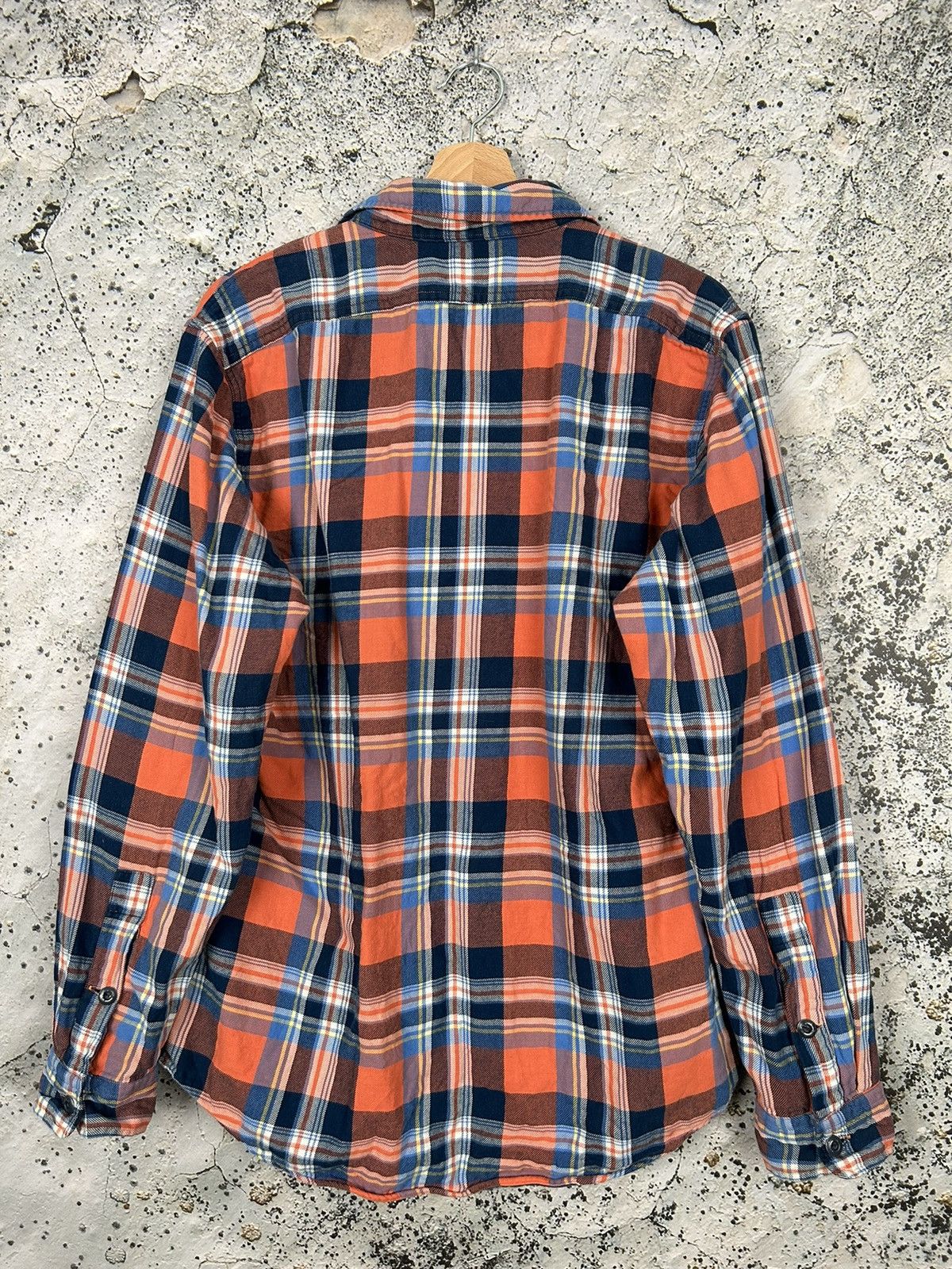 Polo Ralph Lauren Vintage Polo Ralph Lauren Orange Checkerd Shirt Button Ups Size US M / EU 48-50 / 2 - 4 Thumbnail