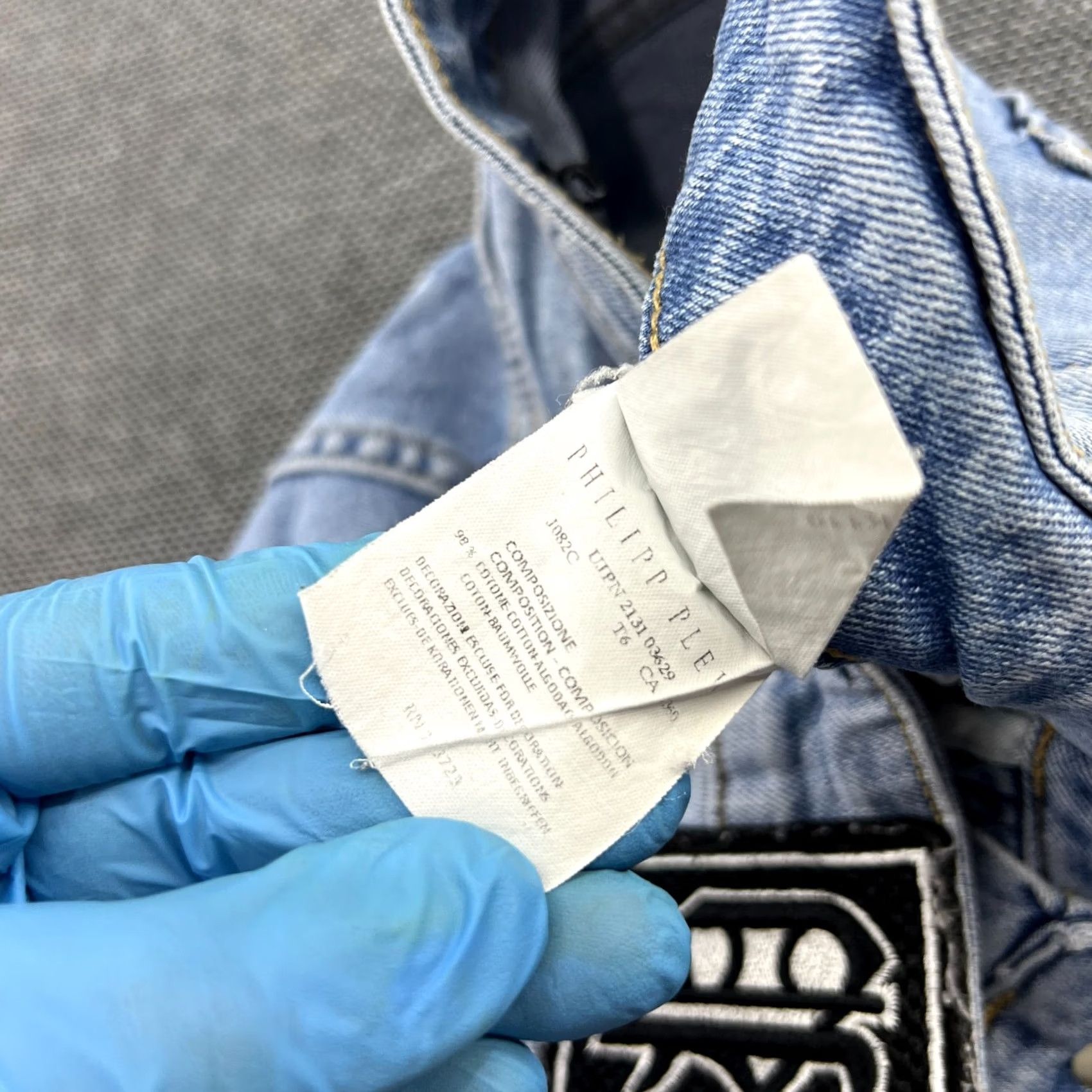 Philipp Plein Philipp Plein Jeans Mens W30 L28 Distressed Ripped Denim Blue Illegal Fight Club Straight 30 Blue Mens Jeans Size US 30 / EU 46 - 5 Thumbnail