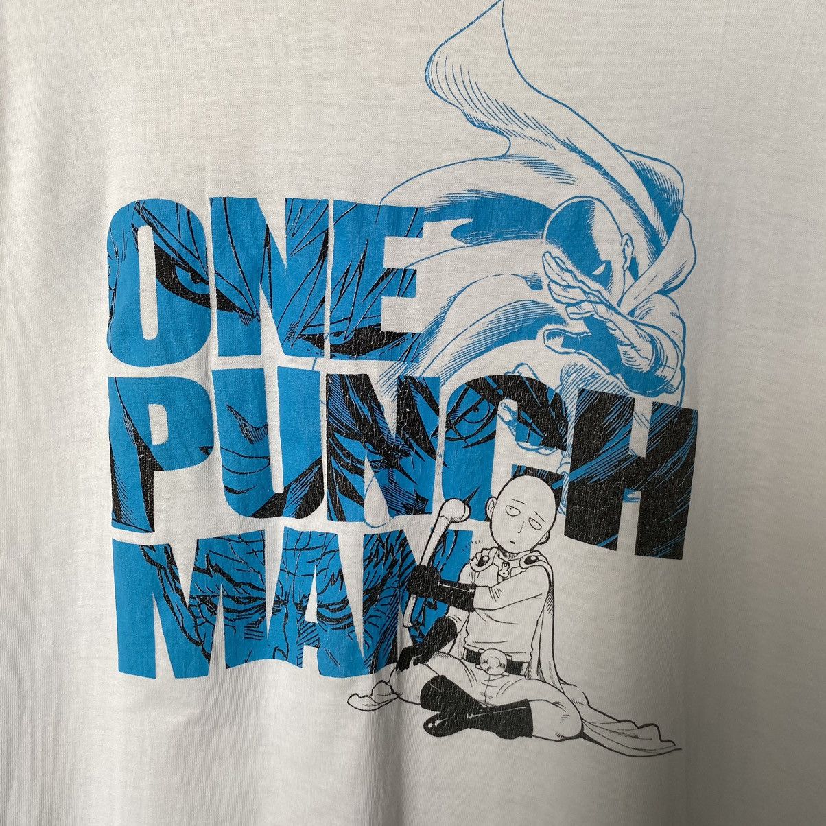 Anime Thrashed One Punch Man Japanese Anime ERD GRUNGE TSHIRT Size US XL / EU 56 / 4 - 3 Thumbnail