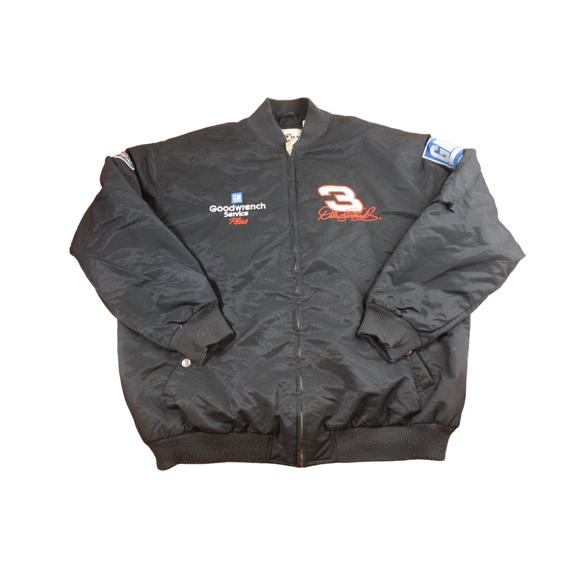 Chase Authentics Vintage 90's Nascar Embroidered Racing Jacket Black ...