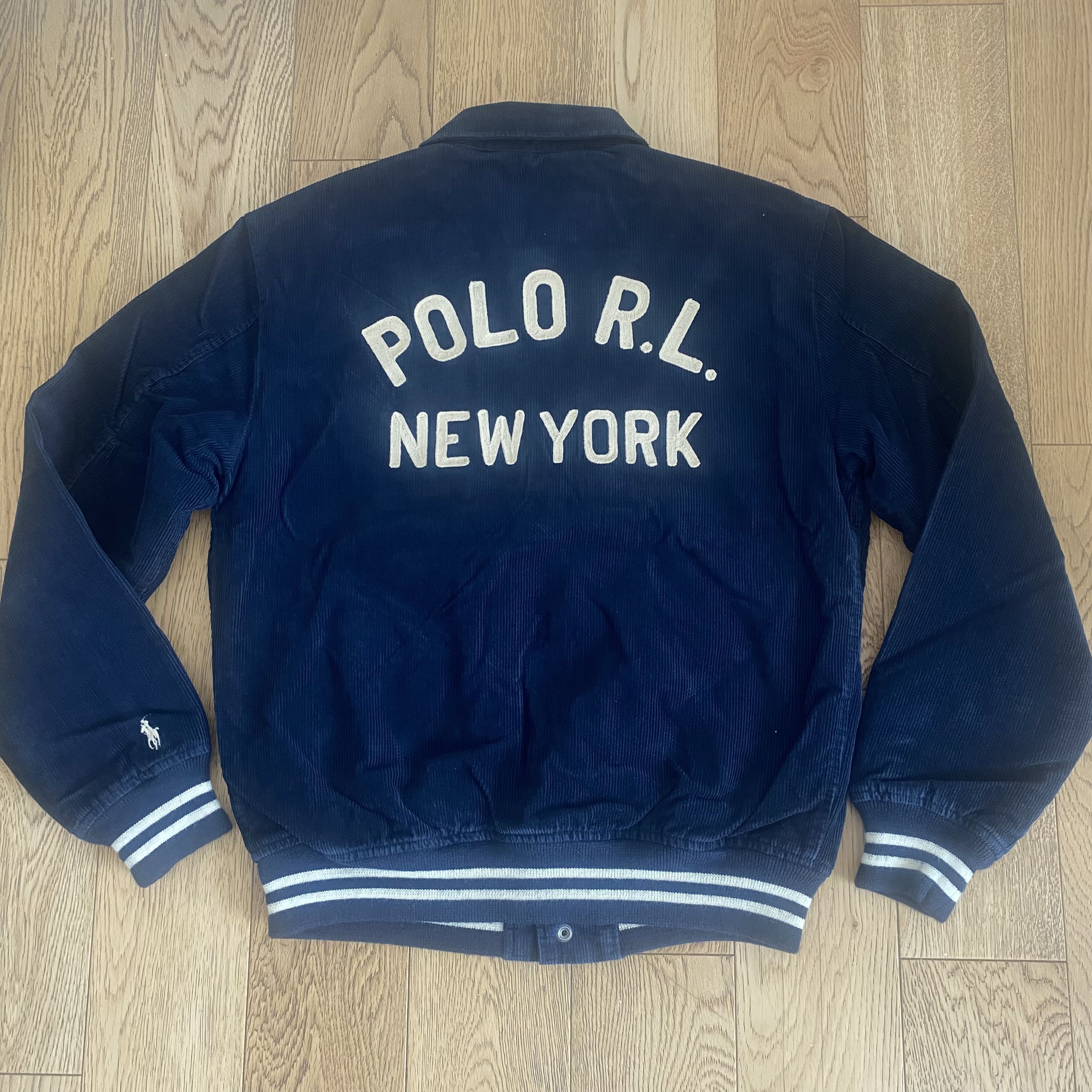 Polo Ralph Lauren Polo Ralph Lauren Corduroy Bomber Varsity Jacket Coat Patch Size US S / EU 44-46 / 1 - 8 Thumbnail