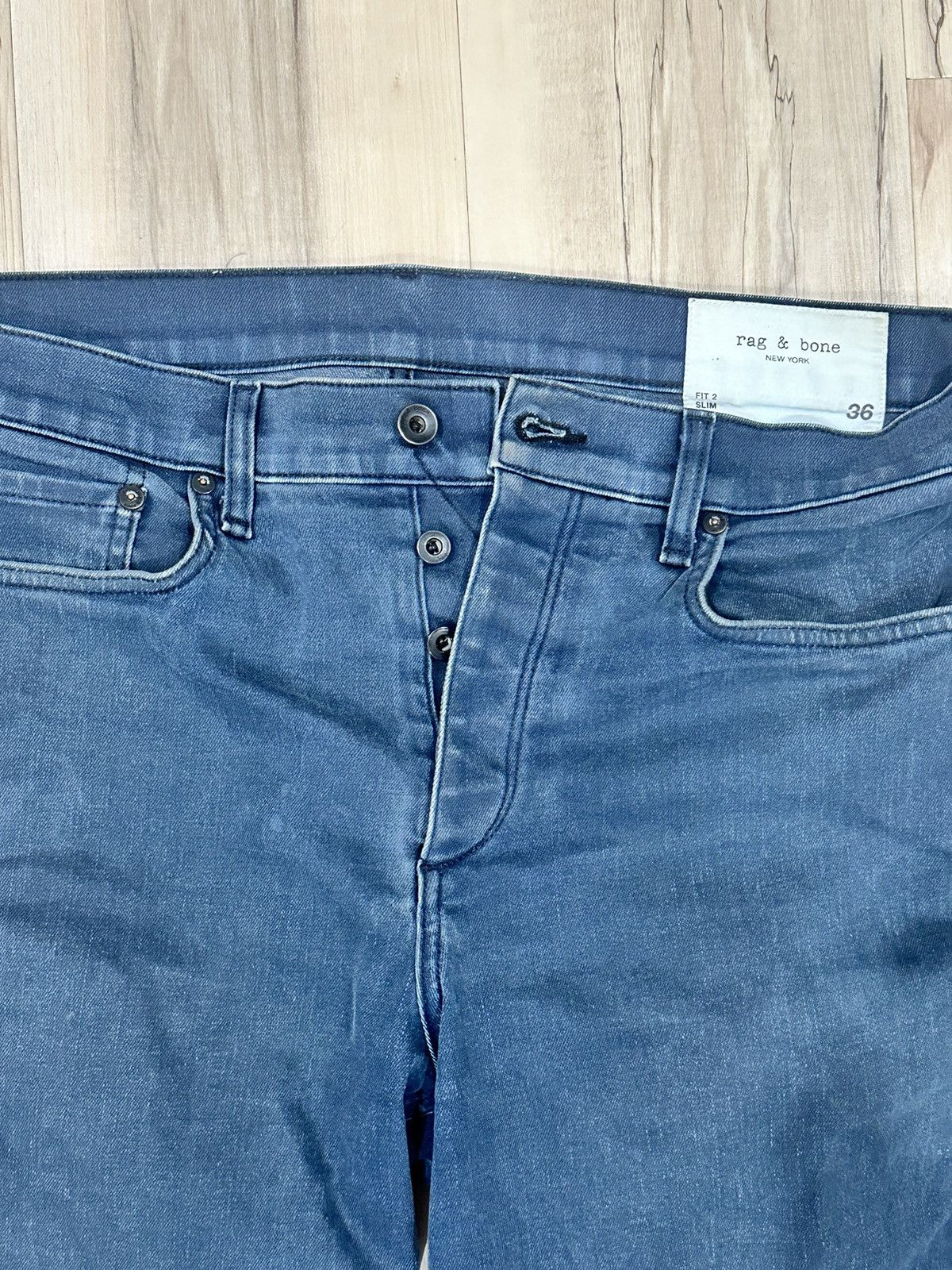 Rag & Bone × Vintage Rag & Bone Blue Casual Pants Size 36 x 32 Size US 36 / EU 52 - 4 Thumbnail