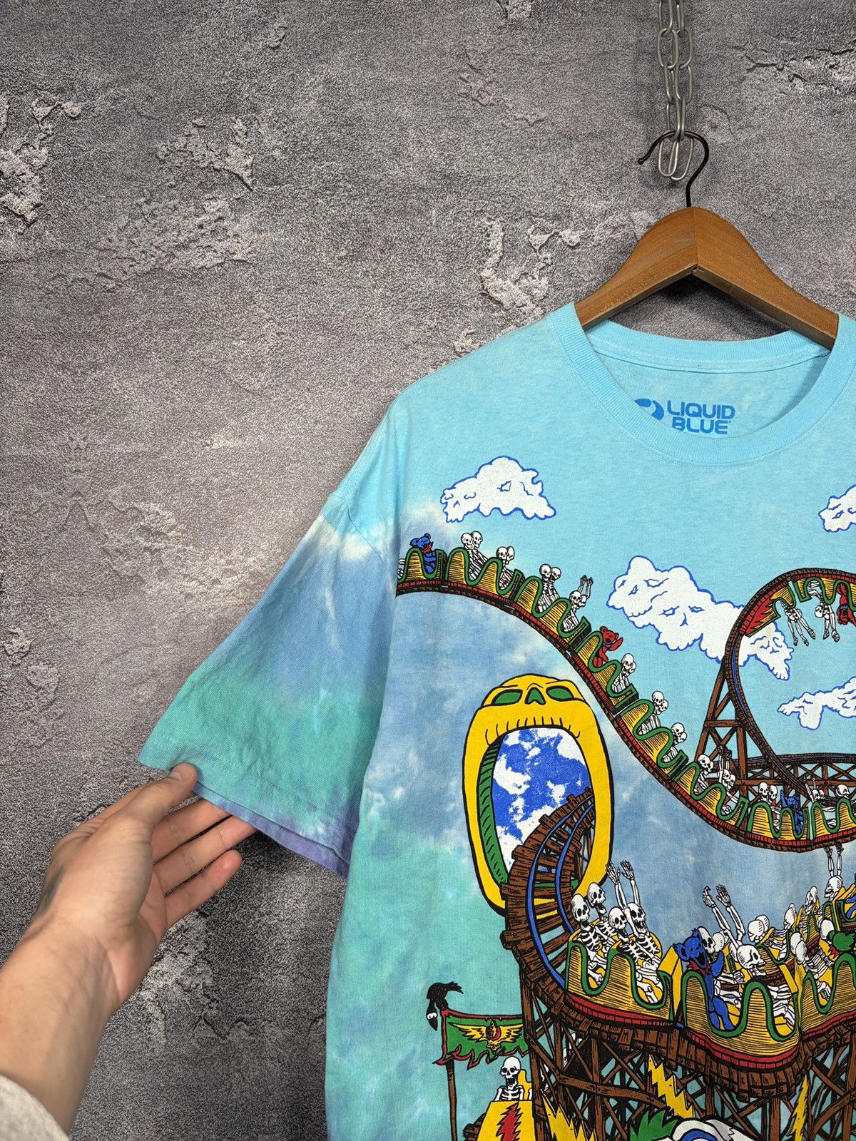 Liquid Blue Vintage Liquid Blue Grateful Dead Tie Dye T-shirt Size Xl Size US XL / EU 56 / 4 - 8 Thumbnail