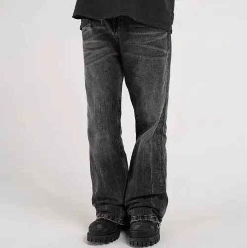 Japanese Brand Wide leg Harajuku Baggy Flared Trousers Oversize Style Size US 32 / EU 48 - 2 Thumbnail