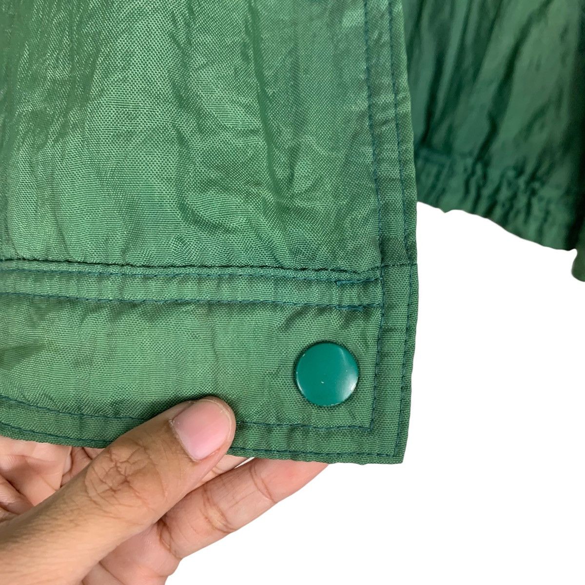 Japanese Brand CHILRA Stall Cast River Logo Faded Green Jacket #1028-C46 Size US L / EU 52-54 / 3 - 14 Thumbnail