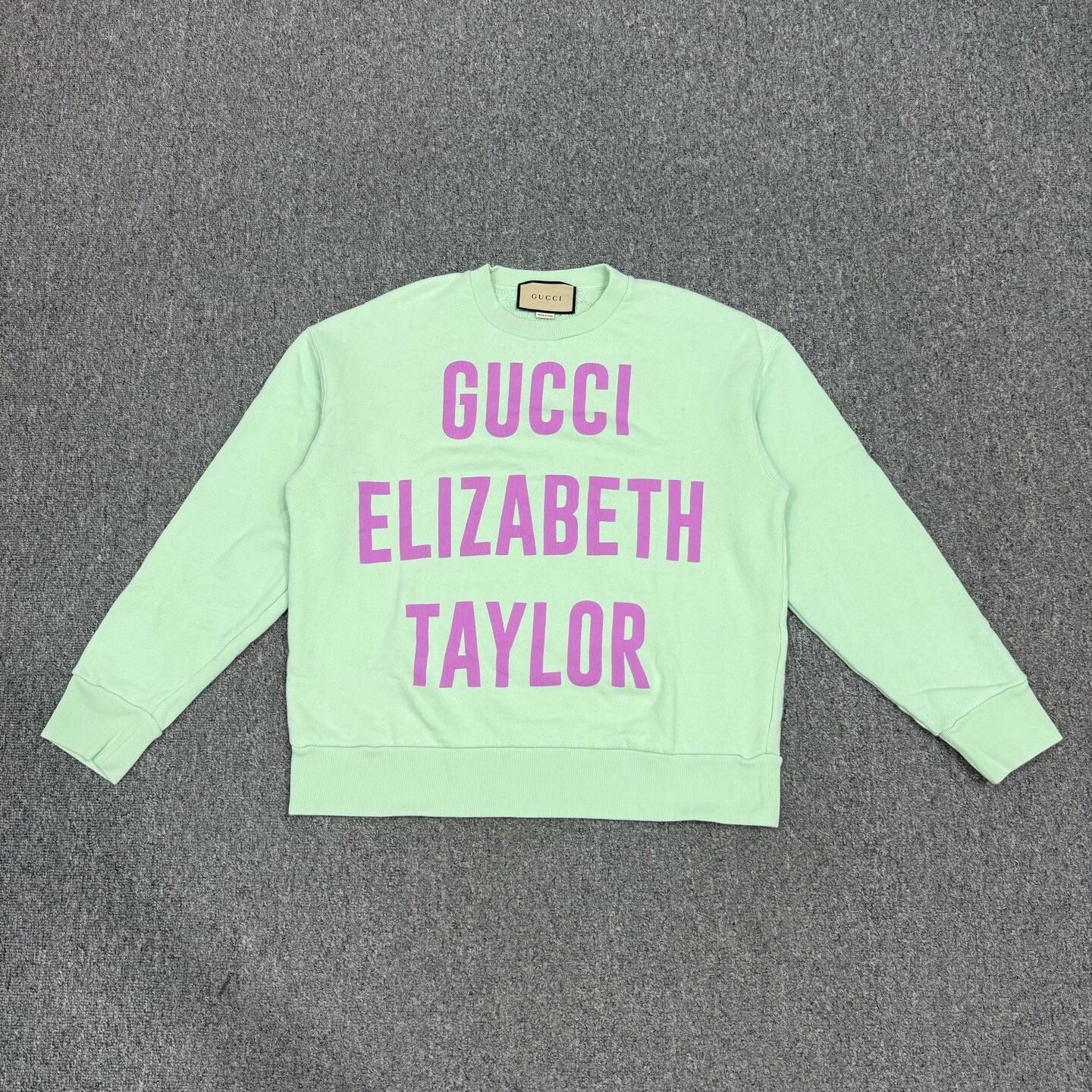 Gucci Gucci Green Logo Sweatshirt S 99 New Size S / US 4 / IT 40 - 1 Thumbnail