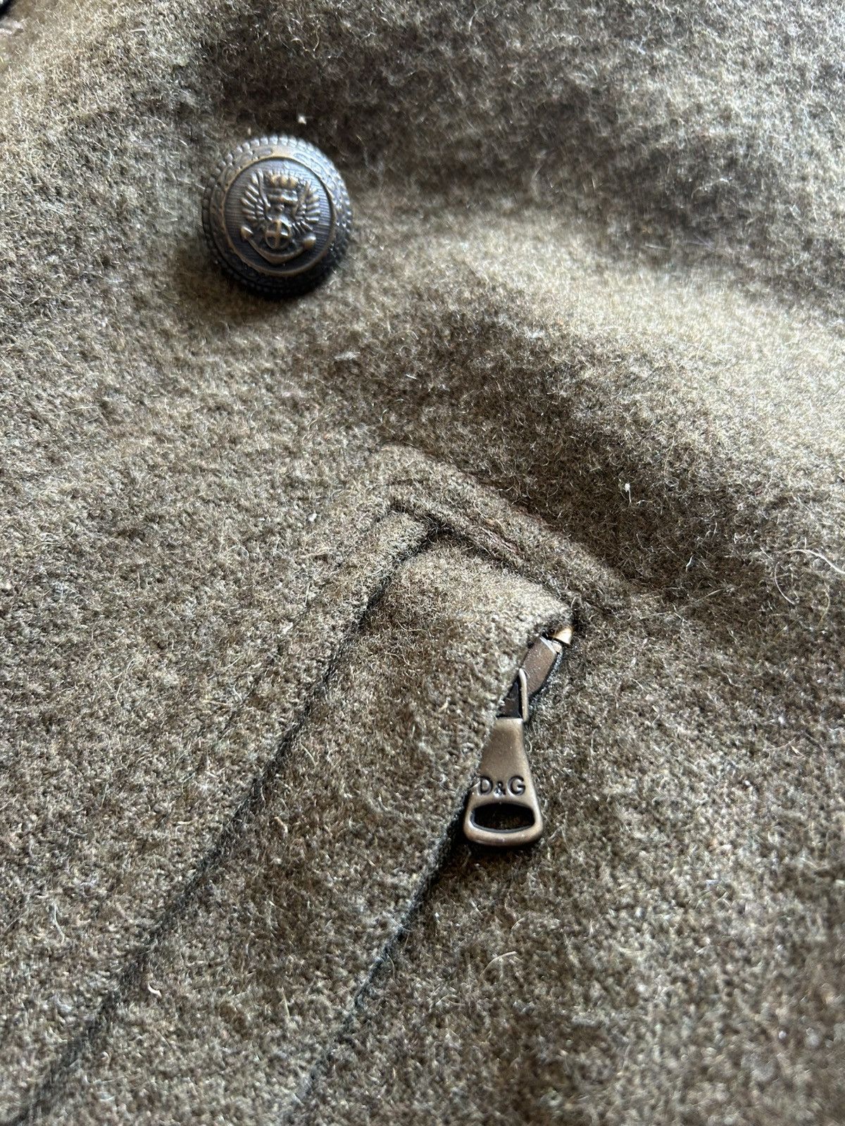 Dolce & Gabbana Dolce & Gabbana AW2006 Wool Sailor Peacoat Military Jacket Size US M / EU 48-50 / 2 - 4 Thumbnail