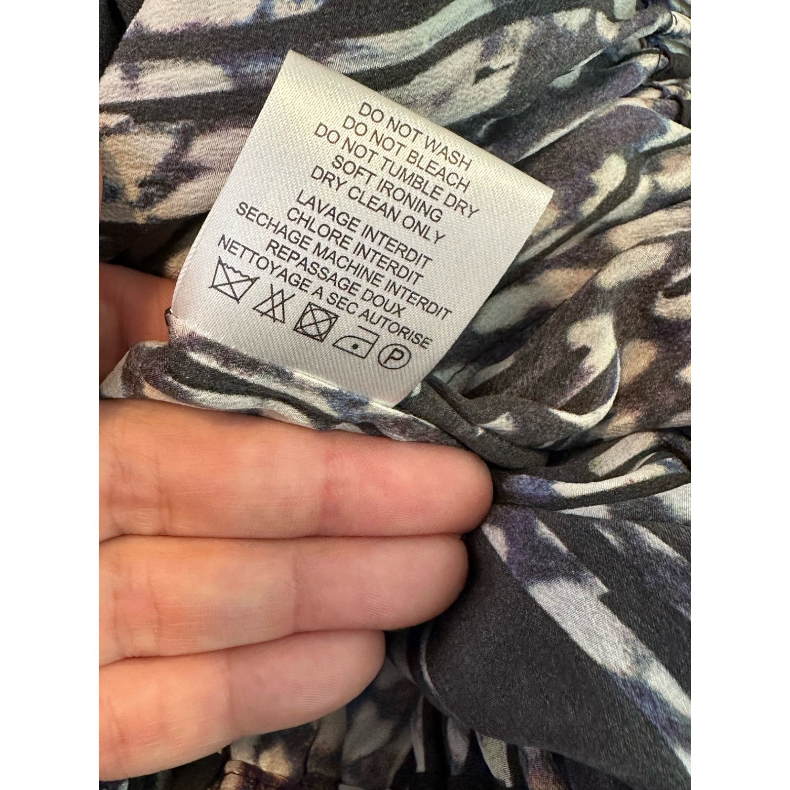 Iro IRO multi print silk layered mini skirt size 34 - US 2 Size 26" / US 2 / IT 38 - 5 Thumbnail
